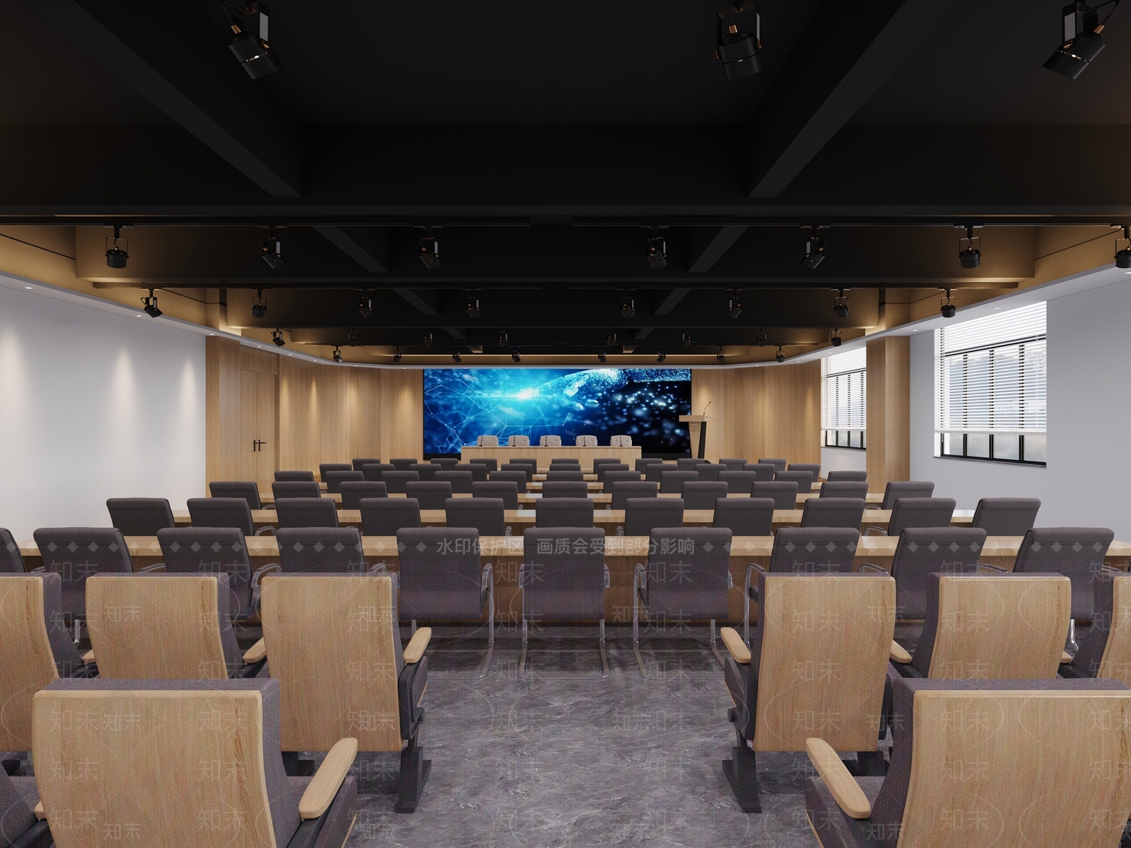 现代服务中心3D模型下载【ID:1196090762】