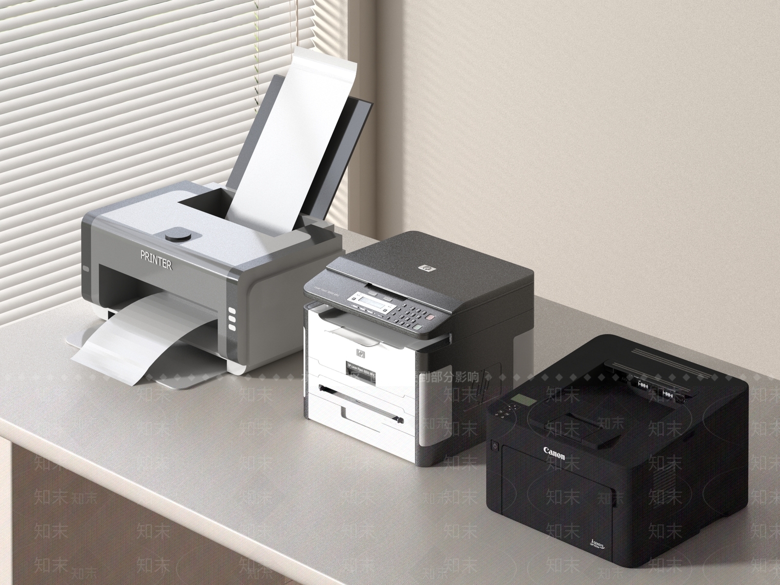 办公用品3D模型下载【ID:1196092069】