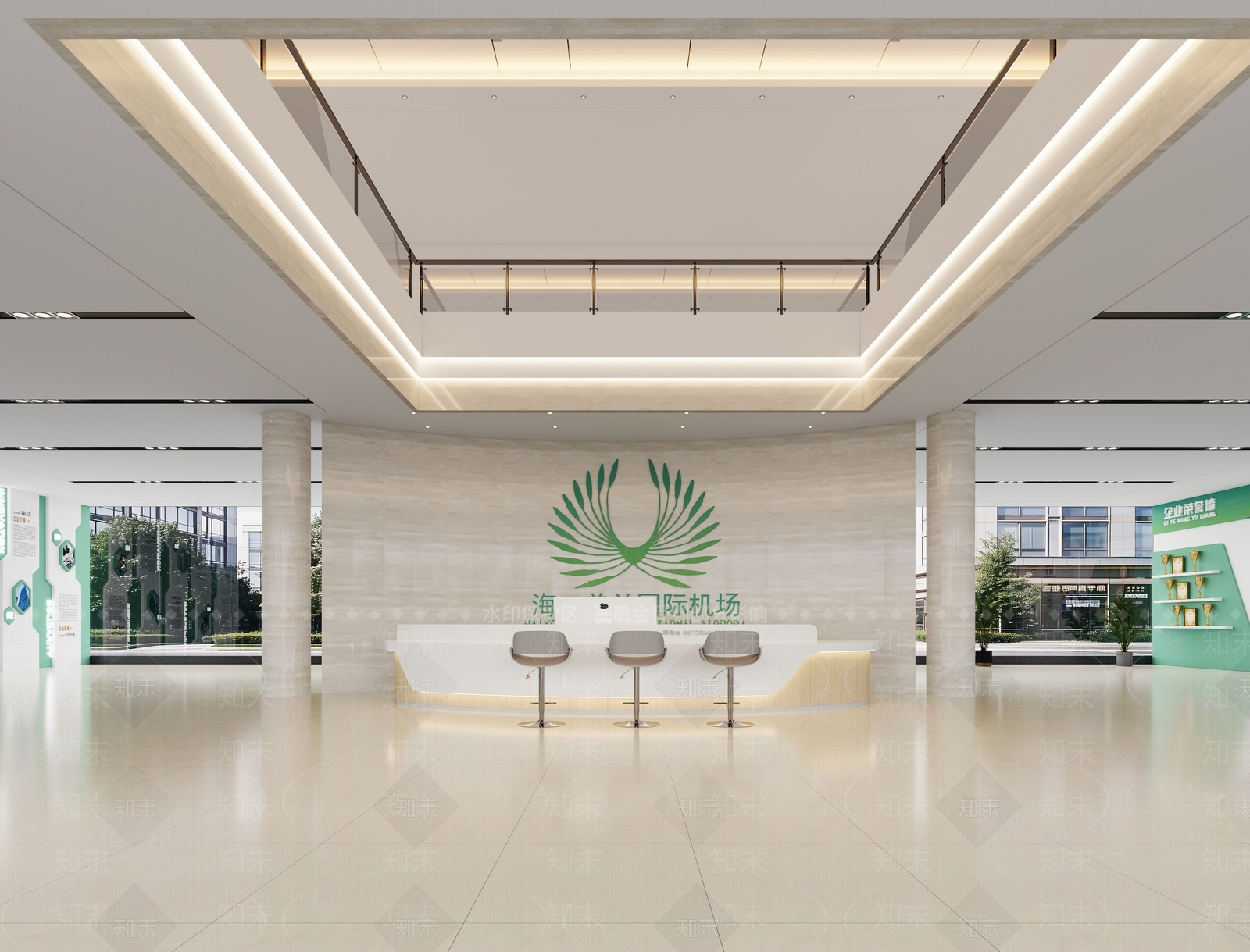 现代机场3D模型下载【ID:1196093842】