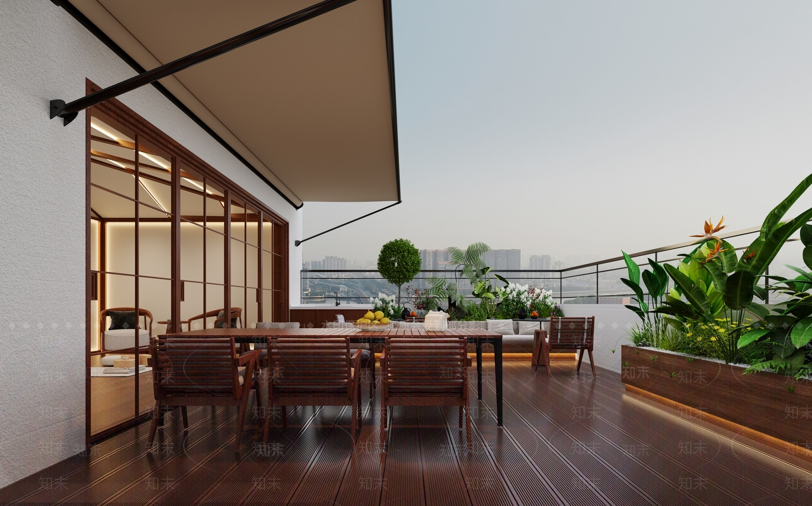 复古中古阳台3D模型下载【ID:1196094649】