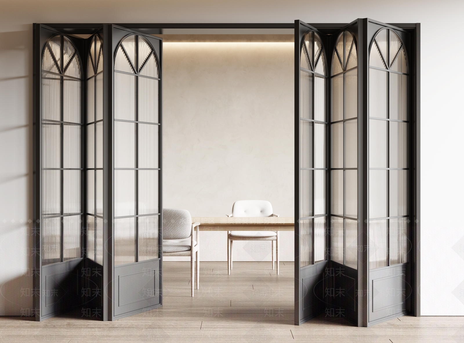 法式折叠门3D模型下载【ID:1196094898】