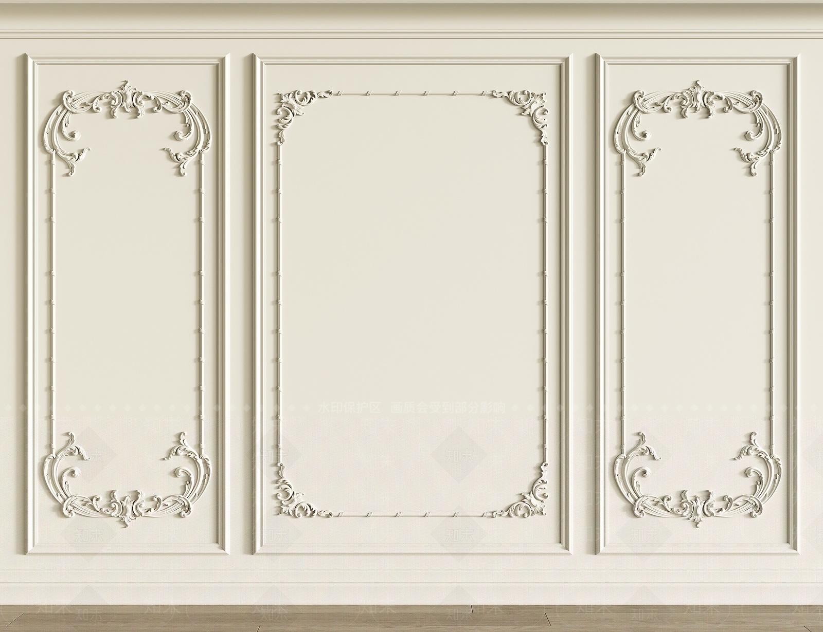 现代法式线条3D模型下载【ID:1196094757】