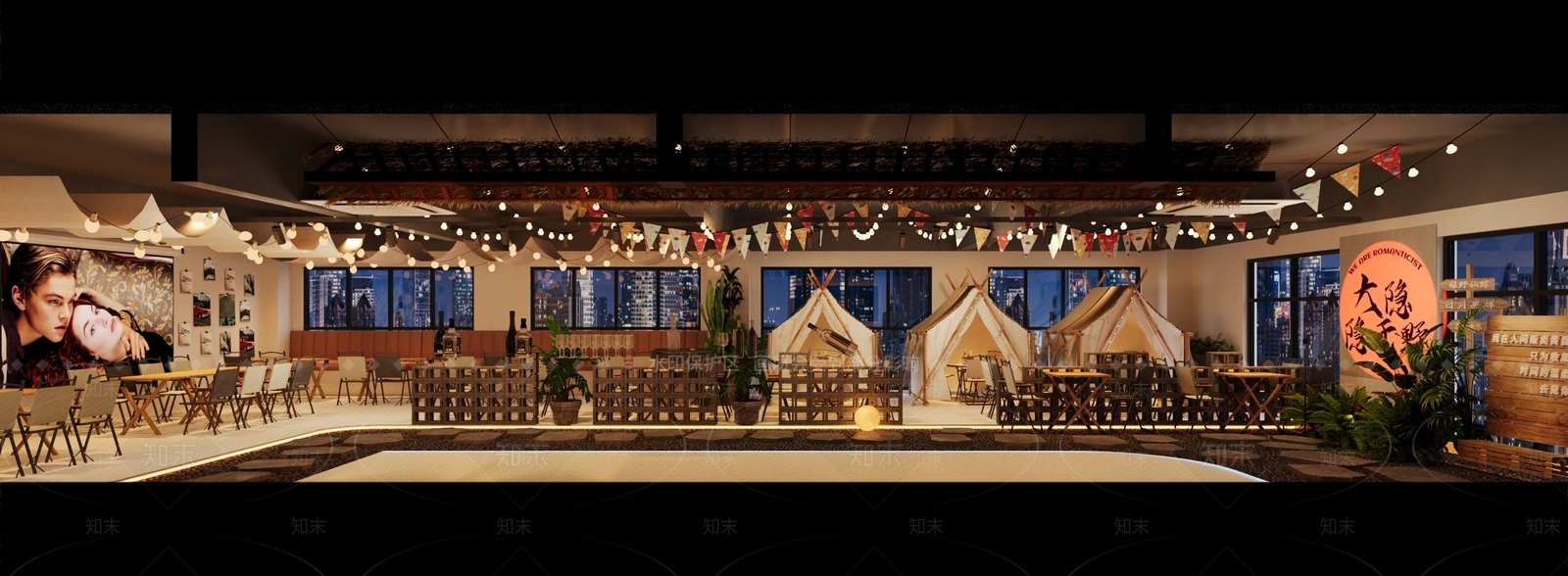 现代工业酒吧3D模型下载【ID:1196103966】