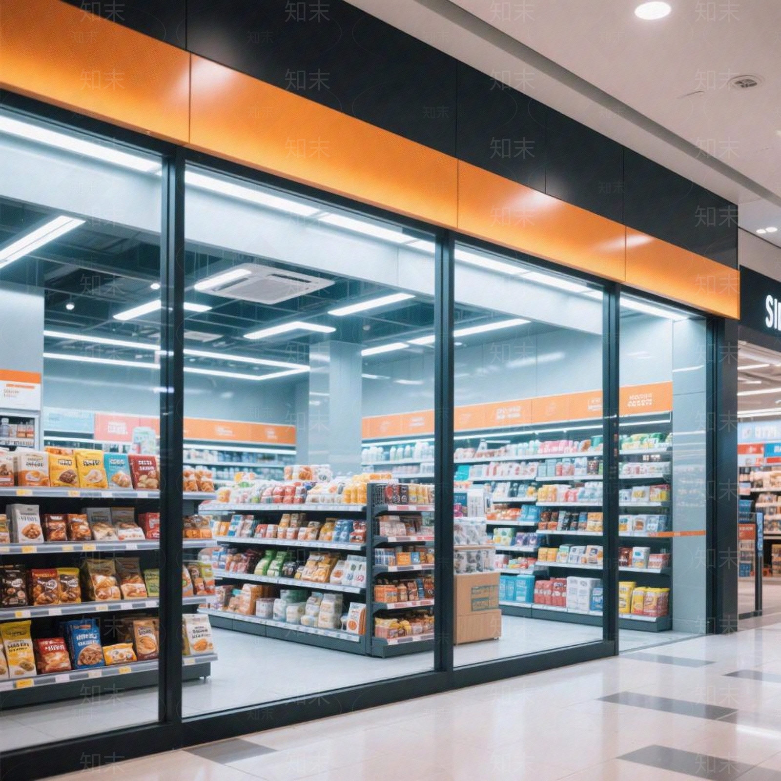 现代商铺贴图下载【ID:1196109248】