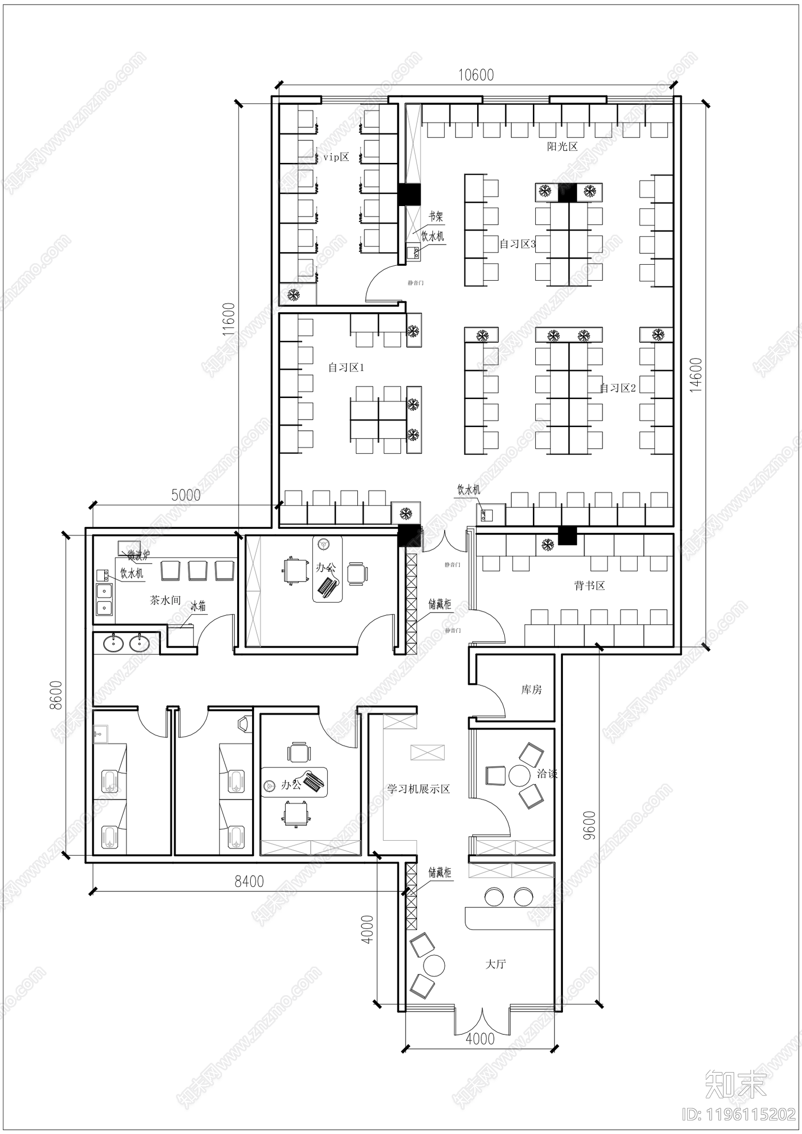 现代其他工装空间施工图下载【ID:1196115202】