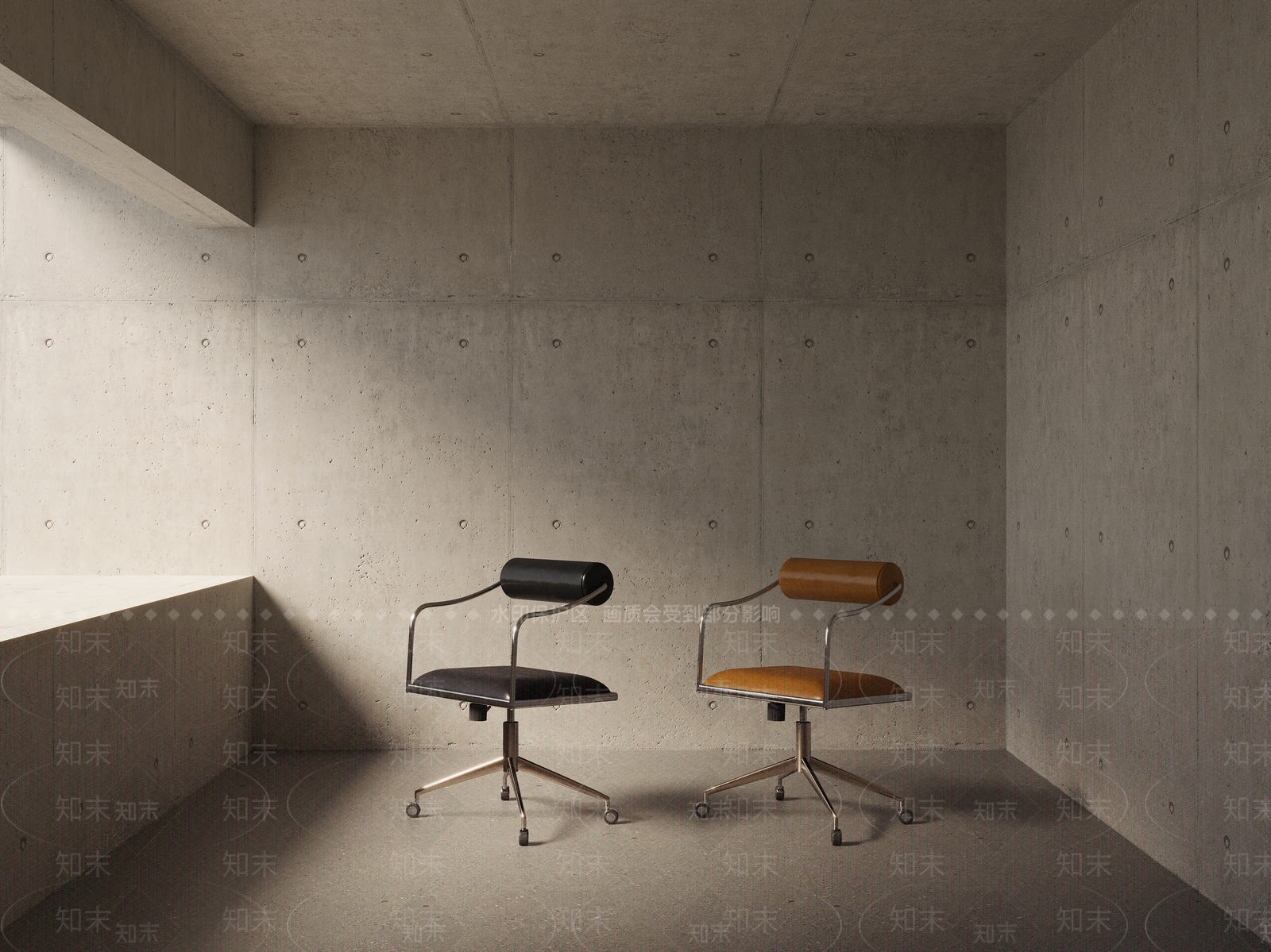 现代复古包豪斯椅子3D模型下载【ID:1196116314】