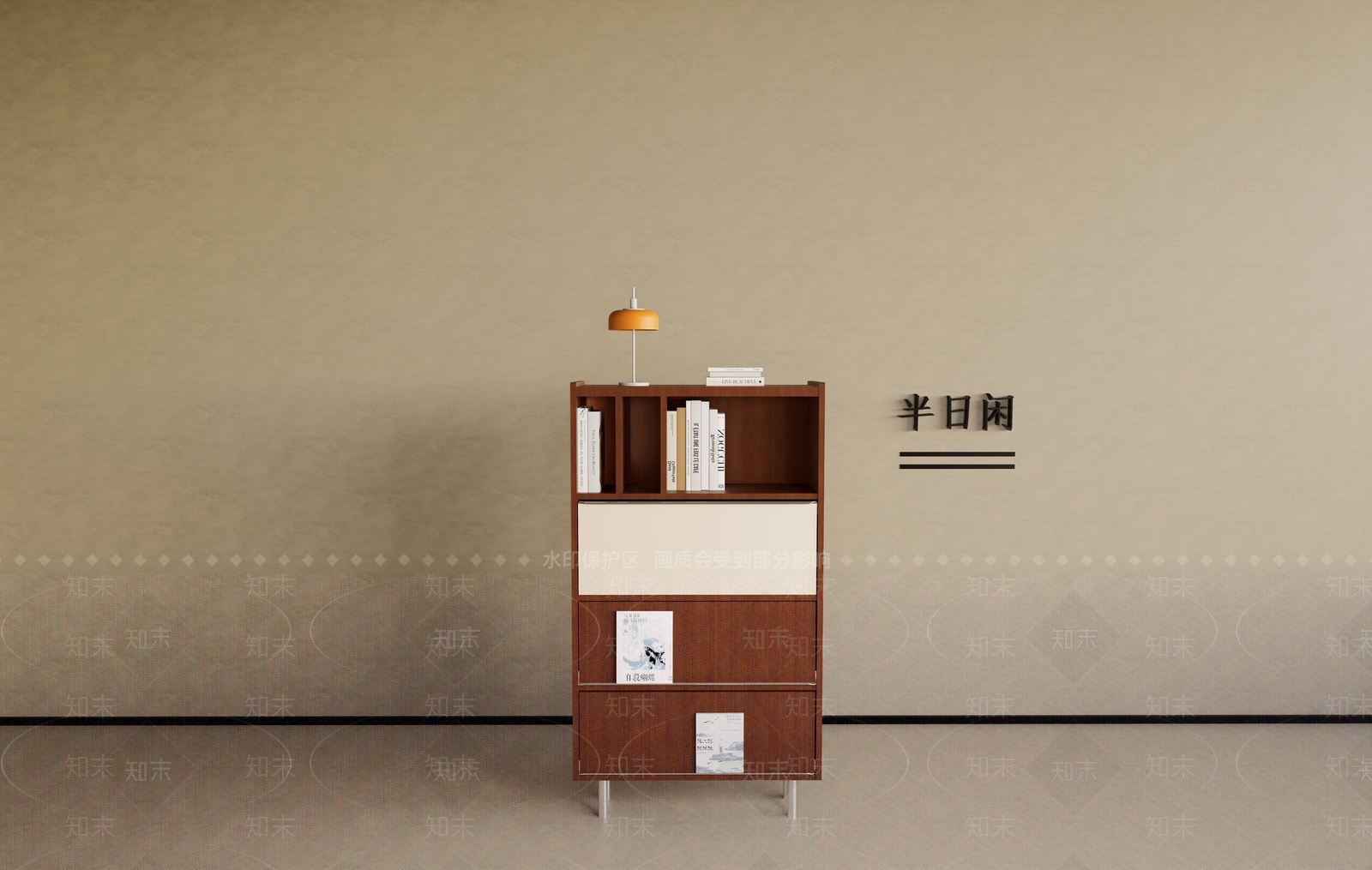 复古中古储物柜SU模型下载【ID:1196117764】