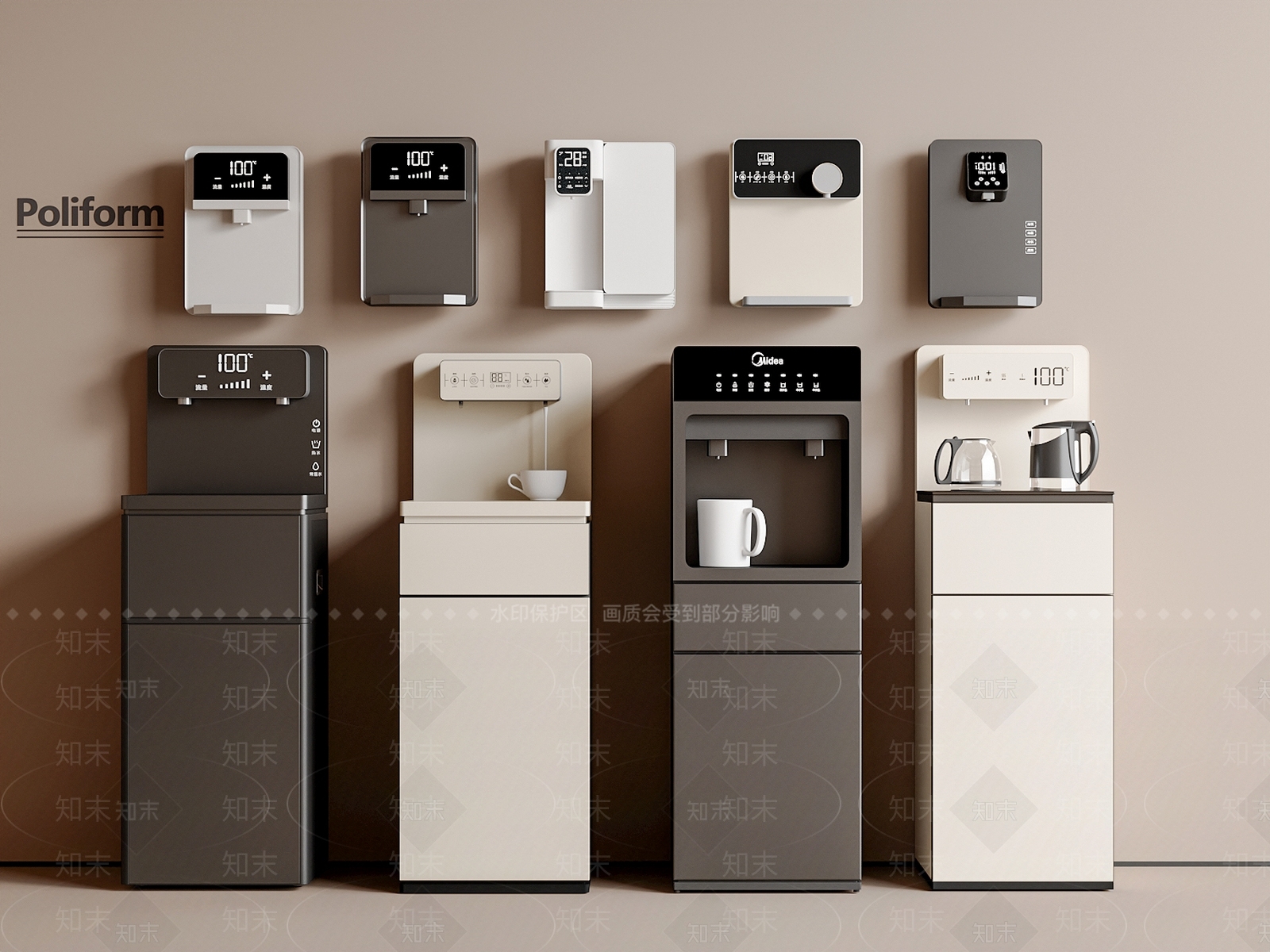 饮水机3D模型下载【ID:1196126556】