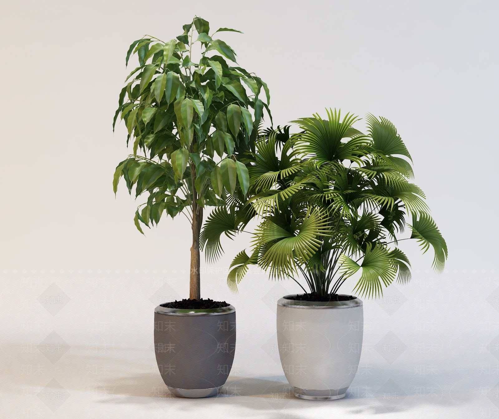 盆栽3D模型下载【ID:1196128294】