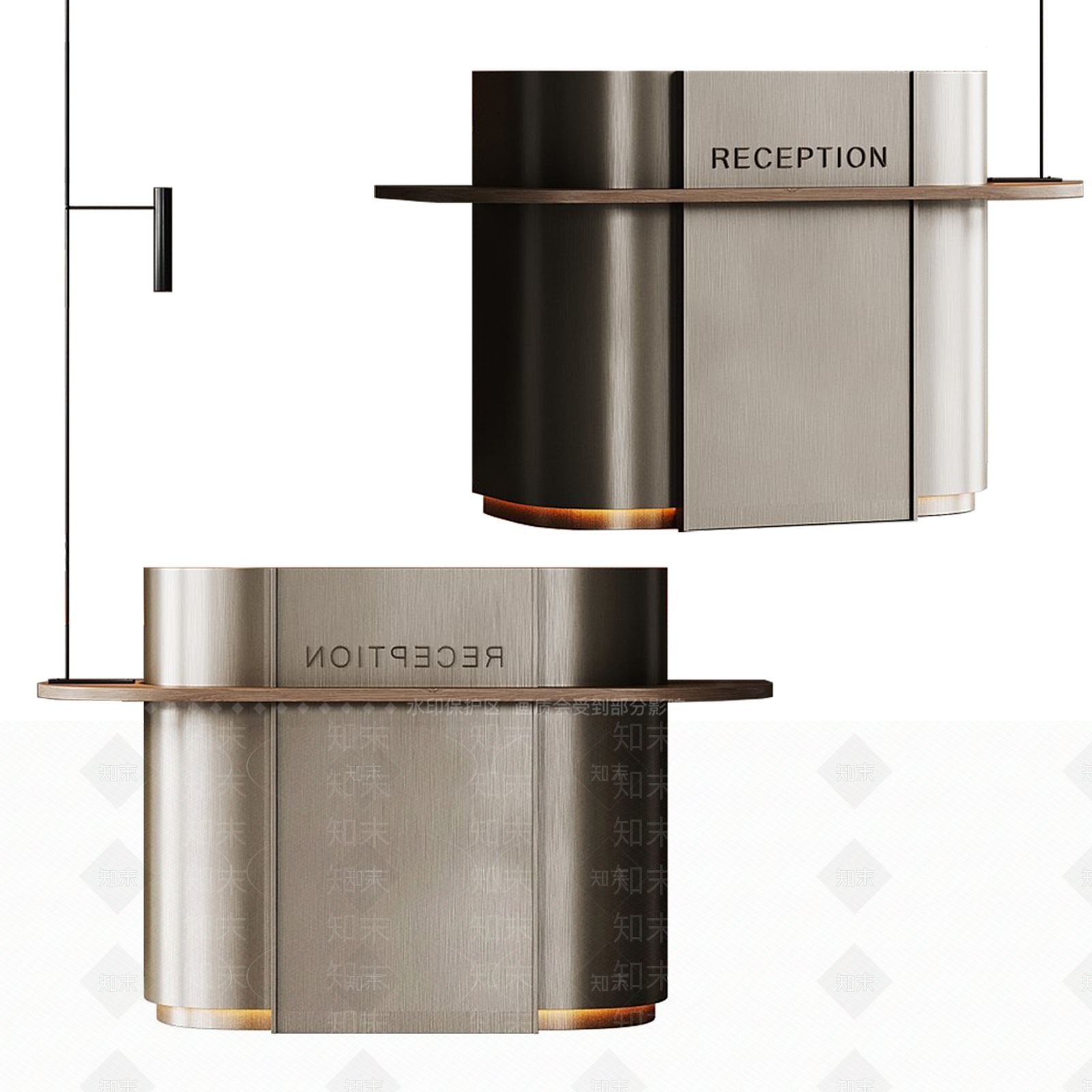 现代意式前台3D模型下载【ID:1196137874】