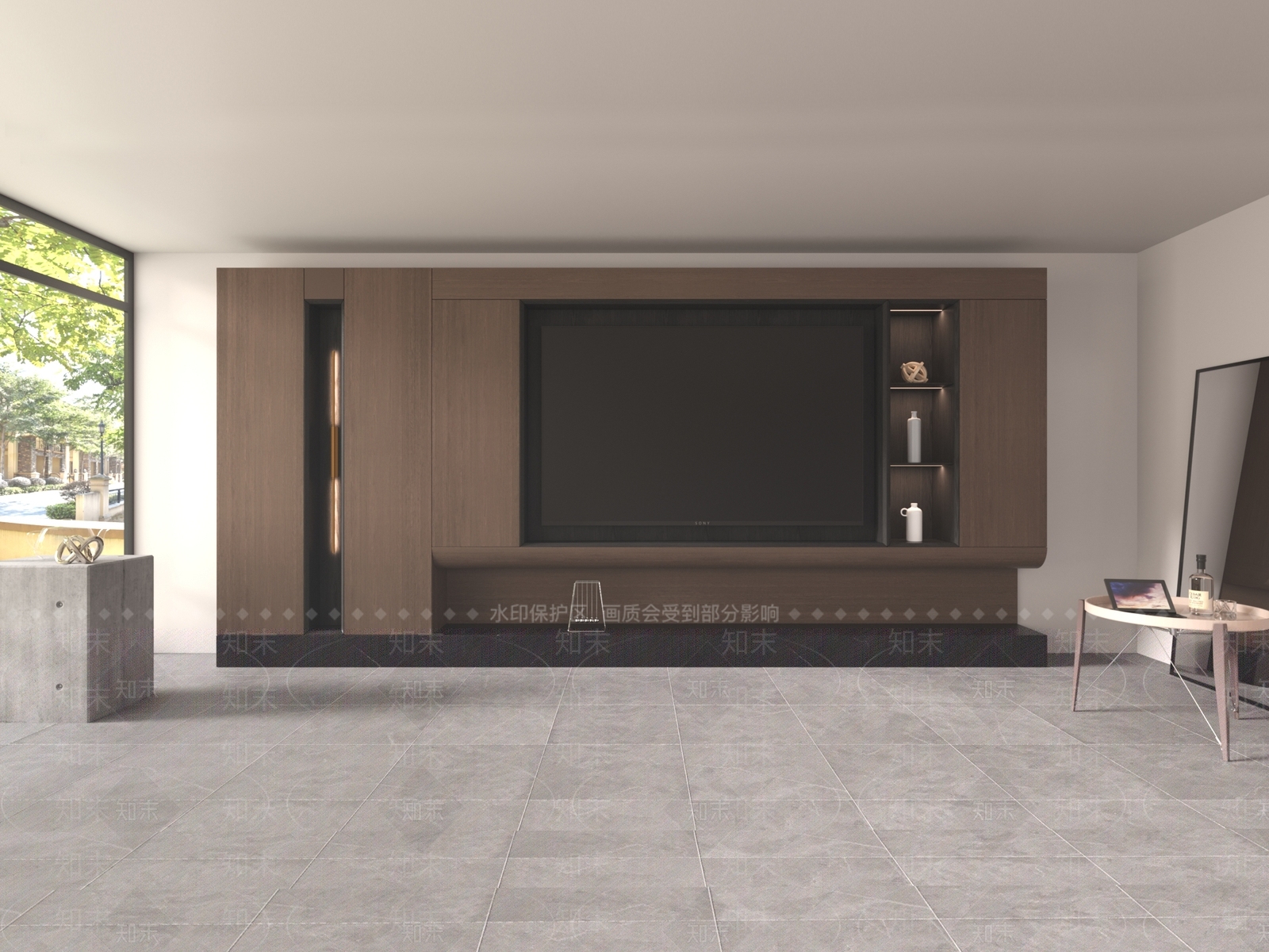 意式极简电视柜3D模型下载【ID:1196140163】