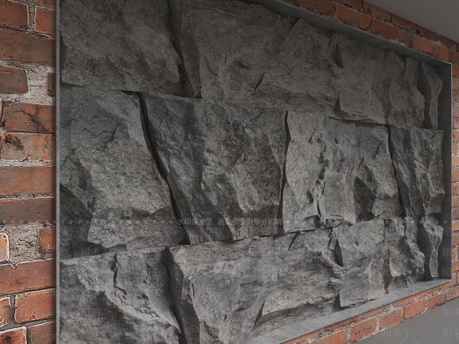 现代其他墙面3D模型下载【ID:1196140739】