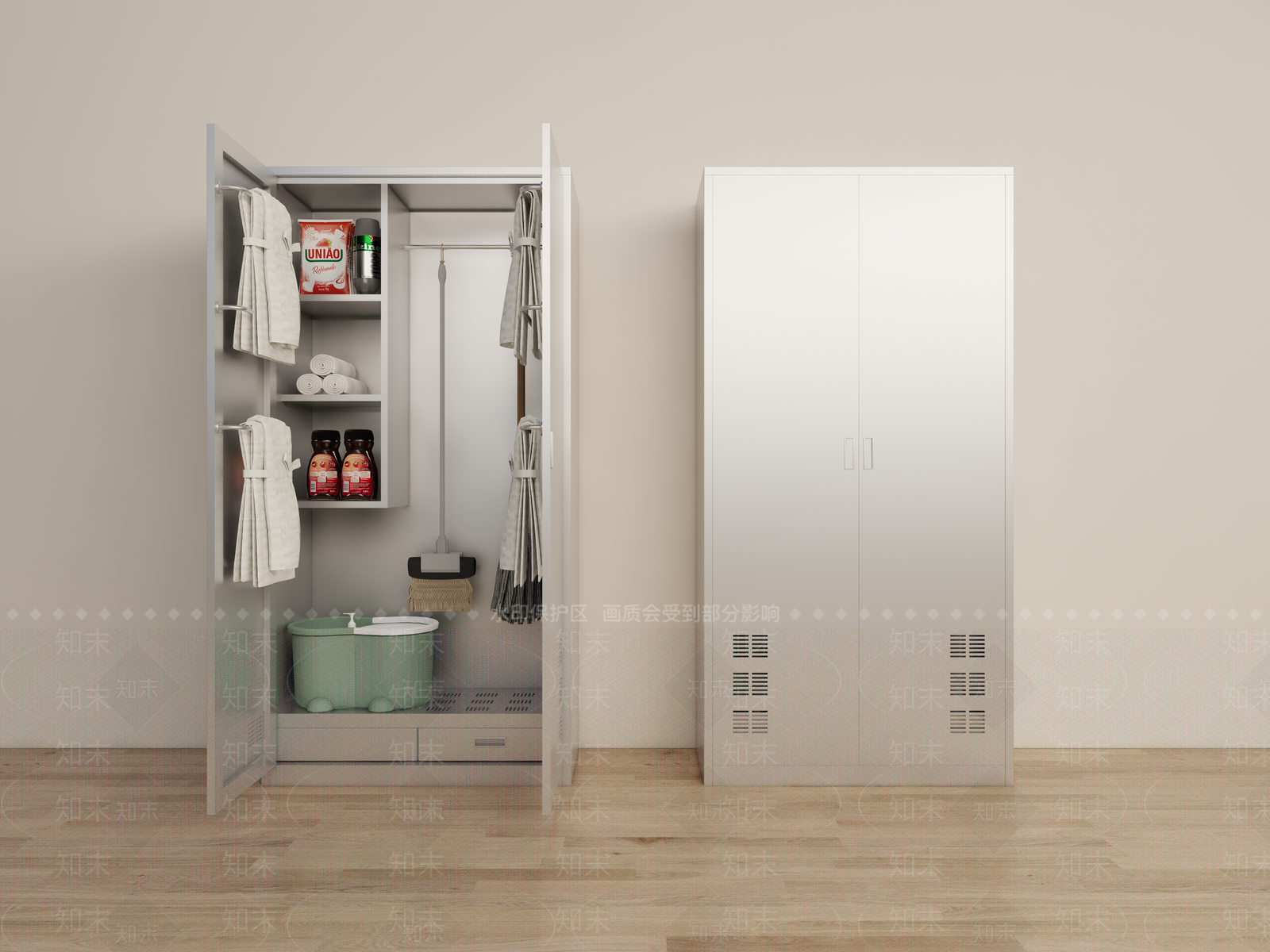 现代储物柜SU模型下载【ID:1196162557】