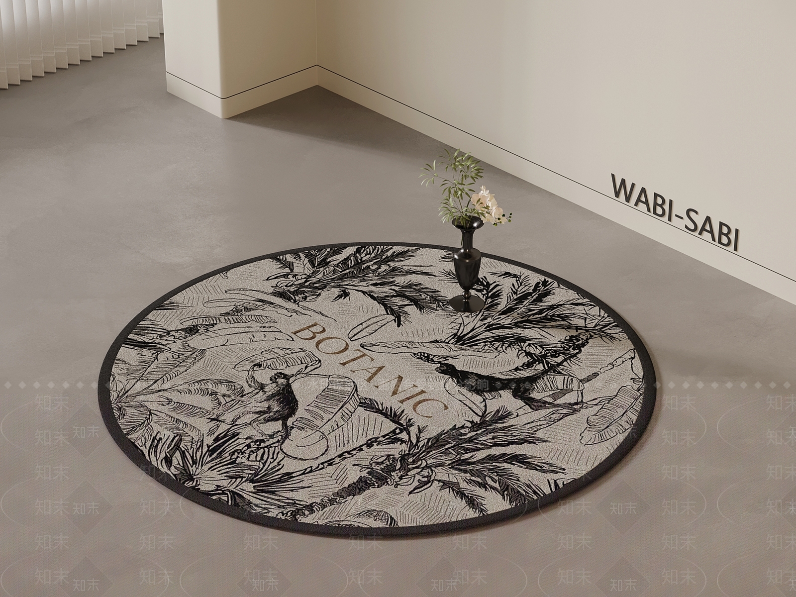 法式复古地毯3D模型下载【ID:1196147035】