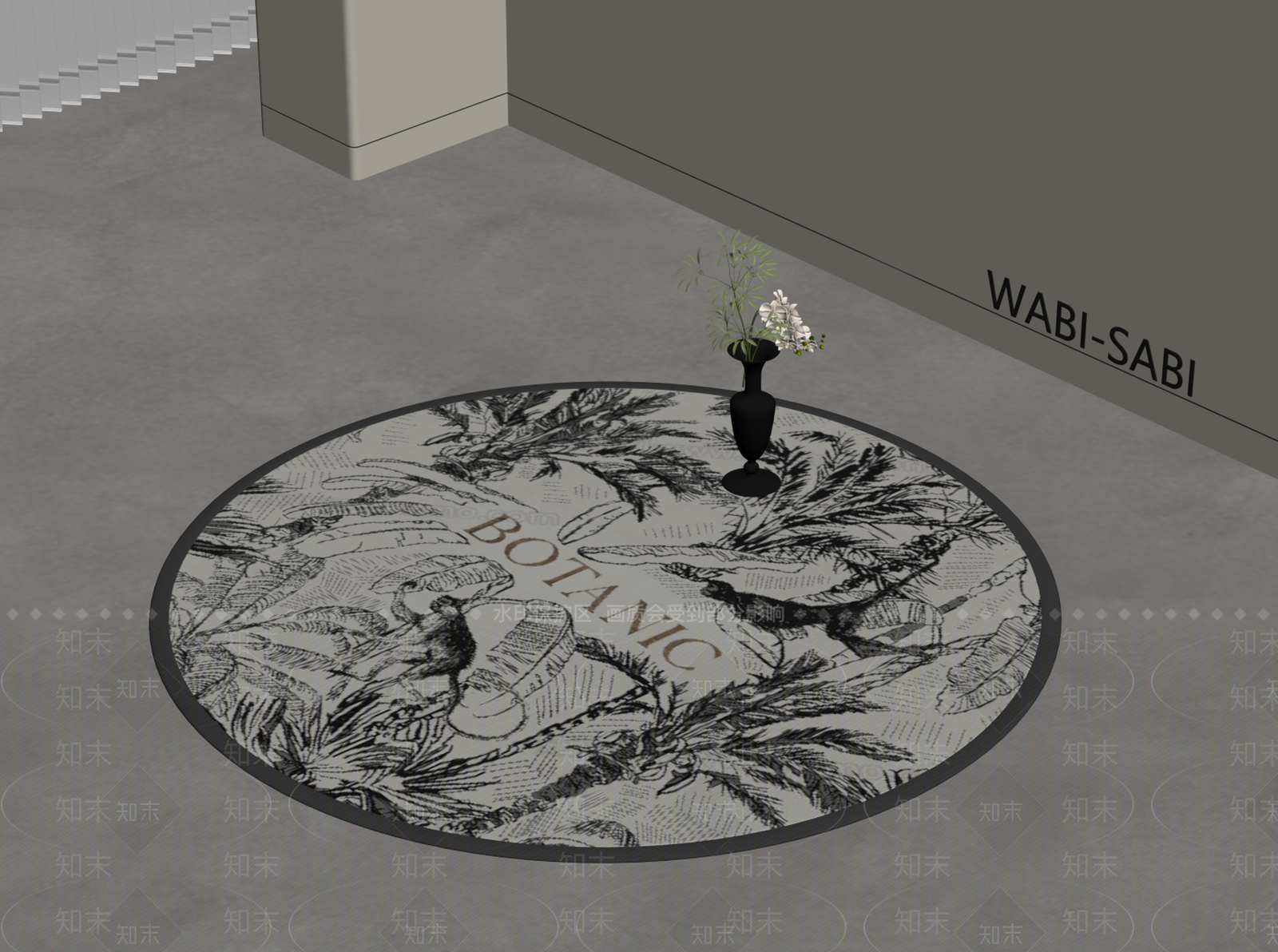 法式复古地毯SU模型下载【ID:1196147222】