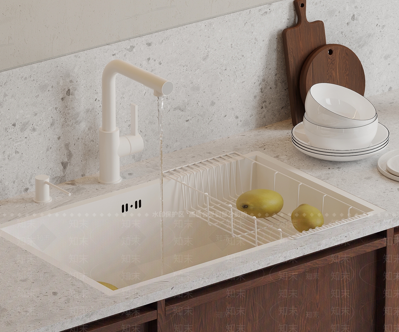 现代水槽SU模型下载【ID:1196151257】