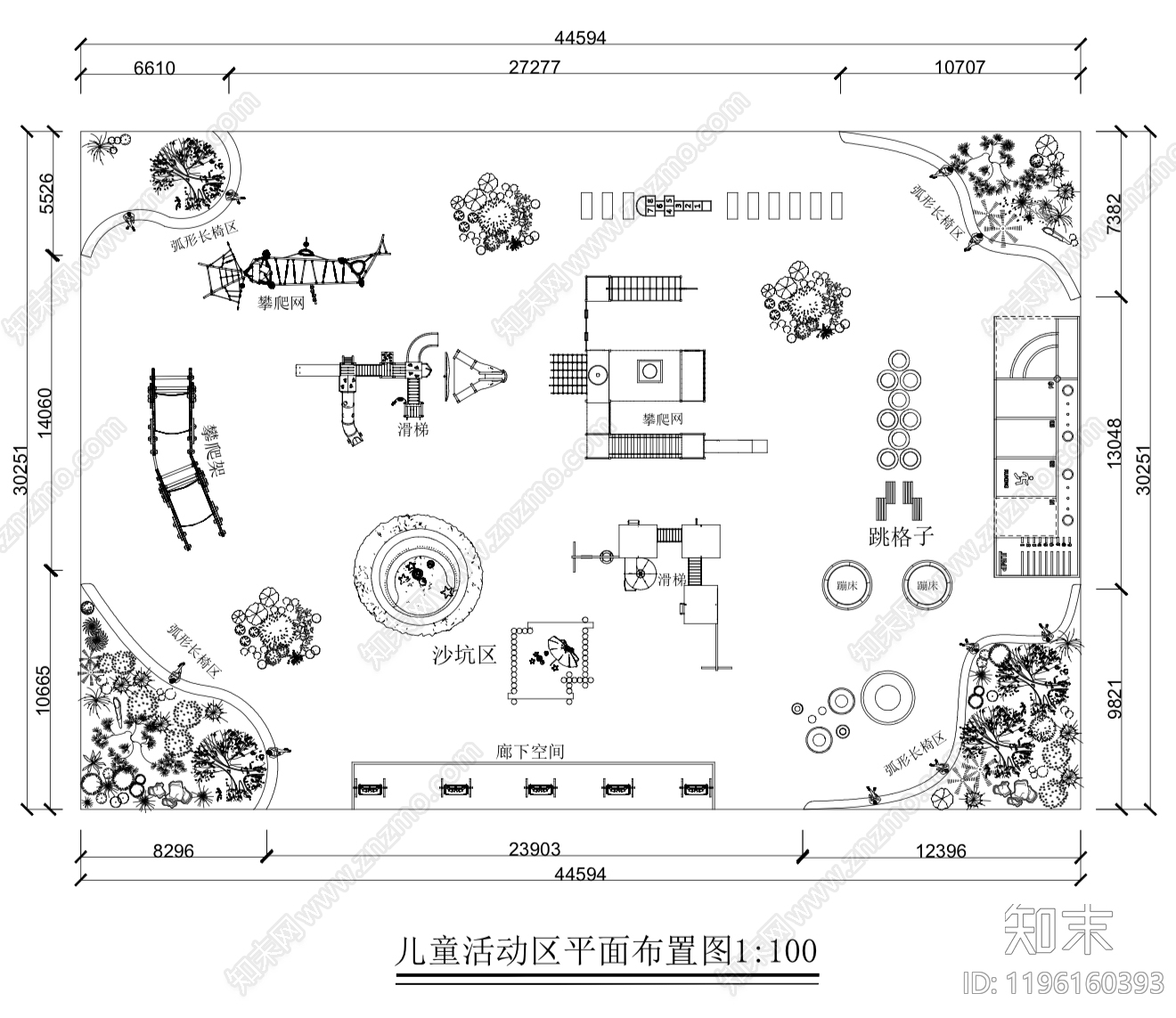 儿童公园施工图下载【ID:1196160393】