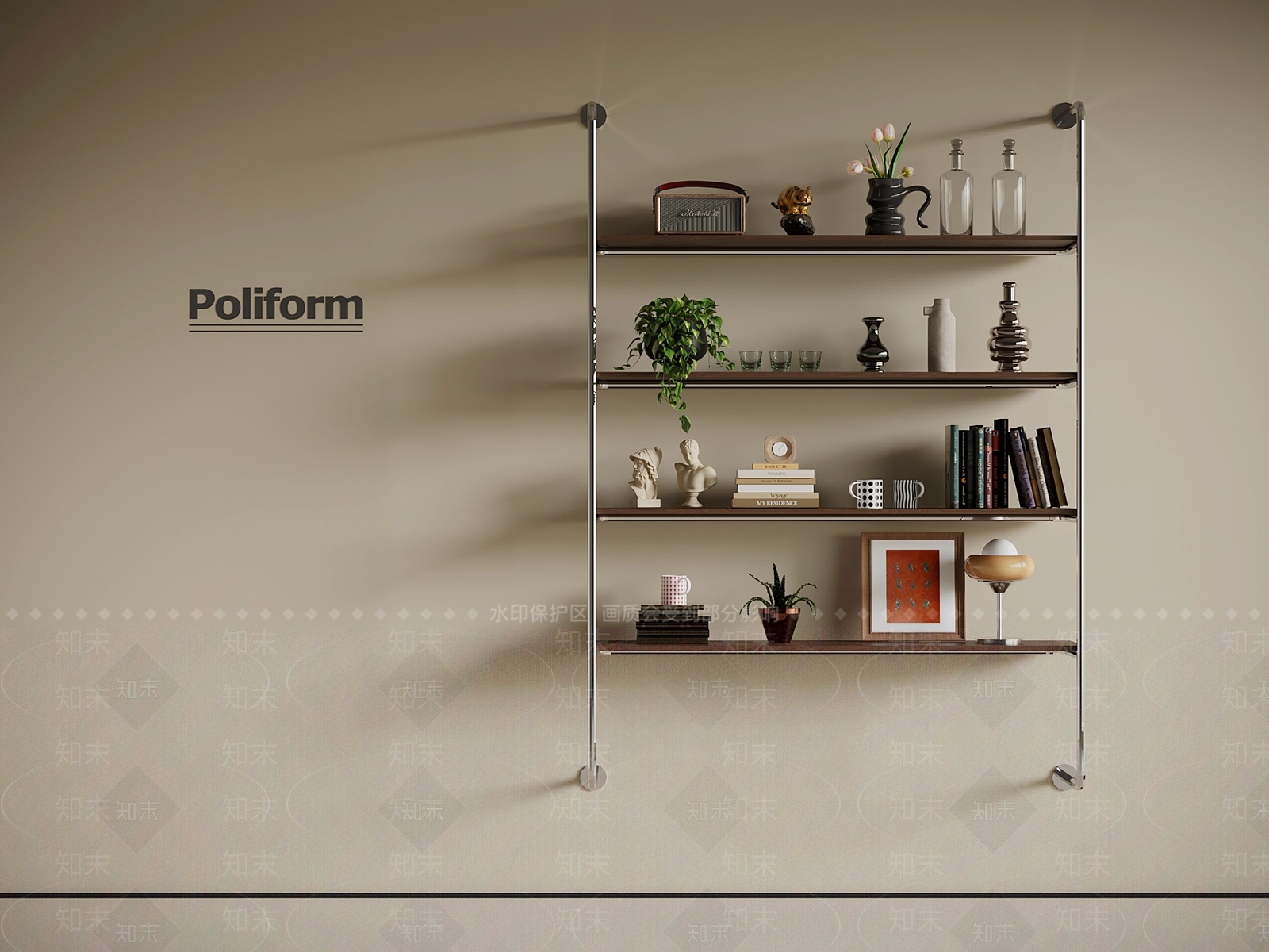 法式中古书架SU模型下载【ID:1196160128】