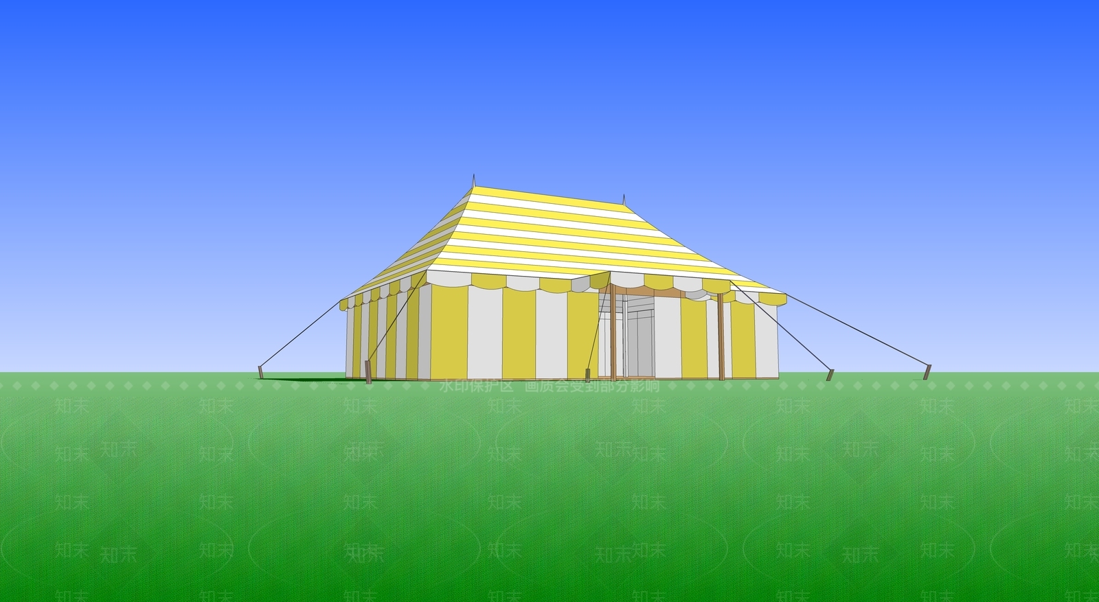 帐篷SU模型下载【ID:1196167662】