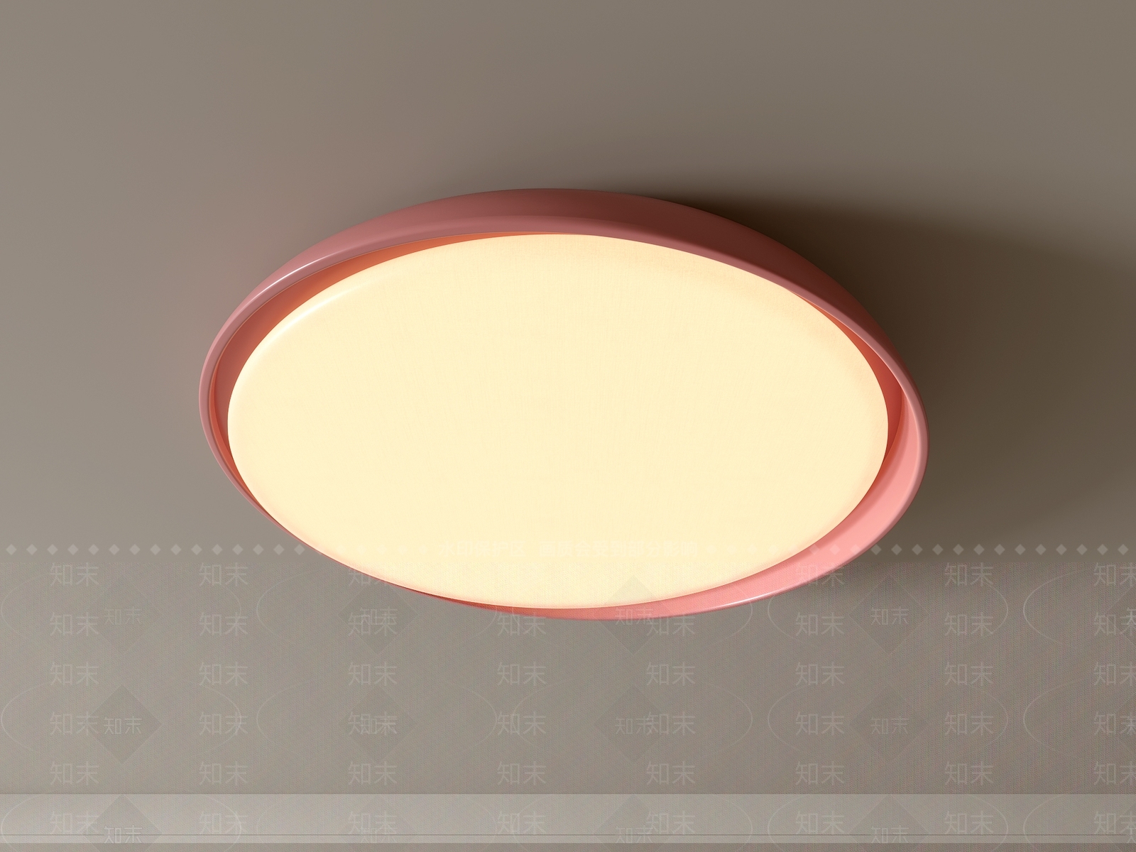 现代吸顶灯3D模型下载【ID:1196171922】