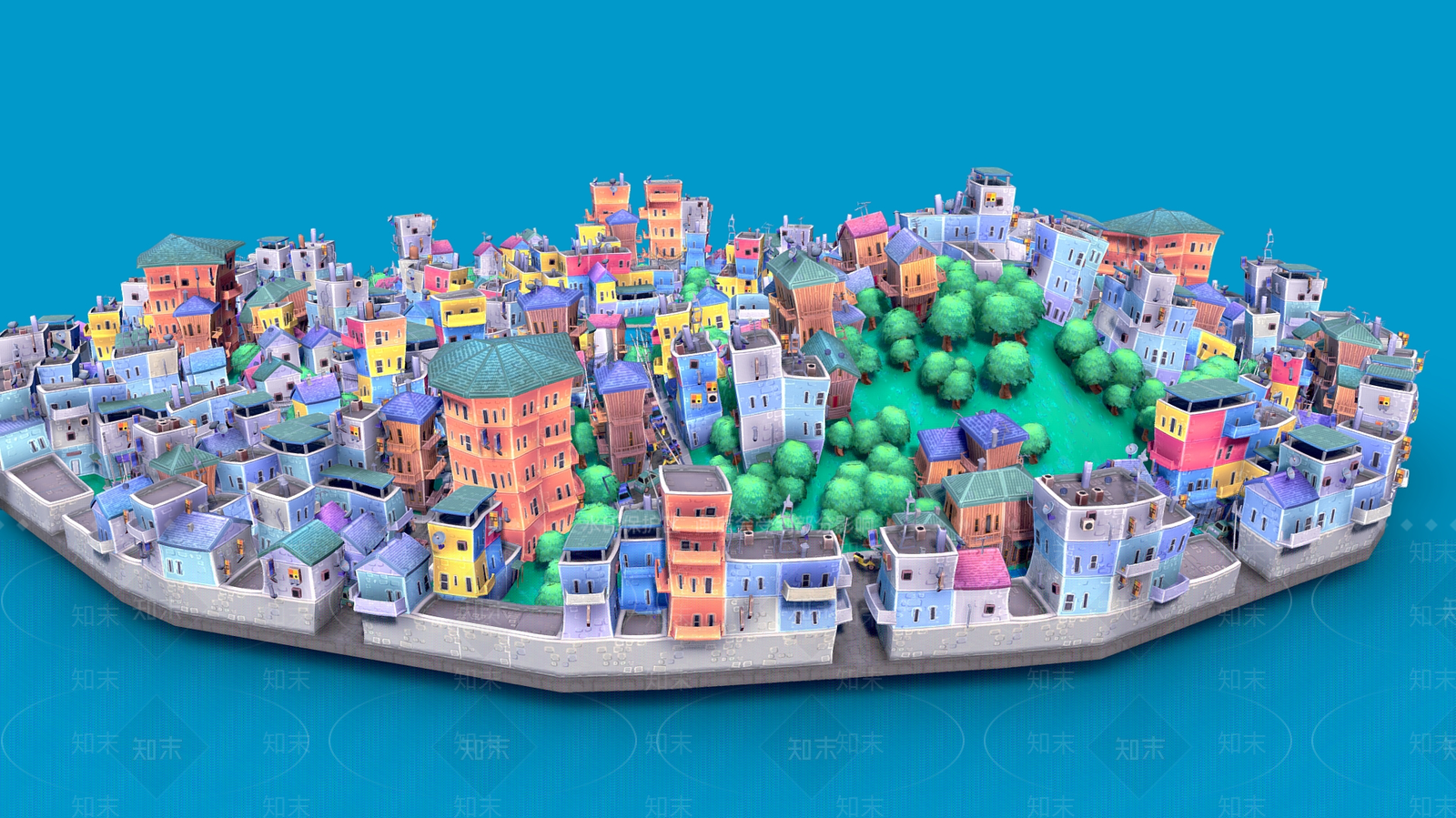 现代其他住宅外观3D模型下载【ID:1196176411】