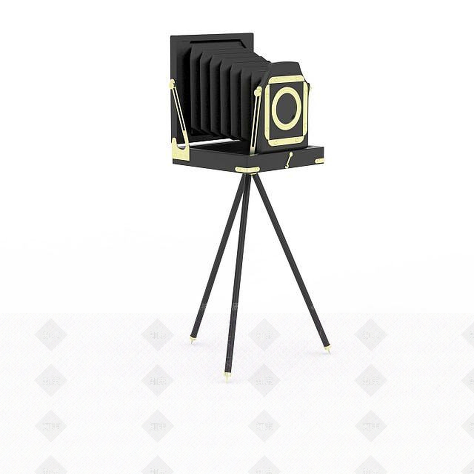 现代老式照相机3D模型下载【ID:1196178715】