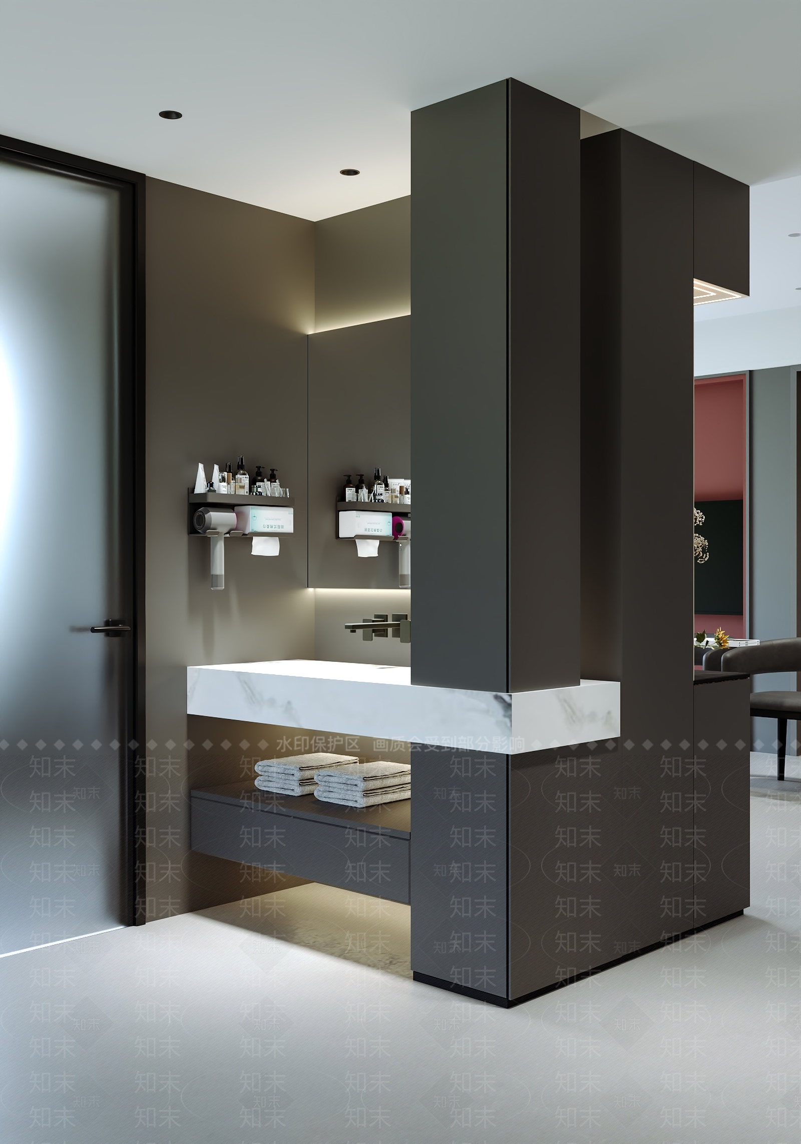 现代客餐厅3D模型下载【ID:1221521302】
