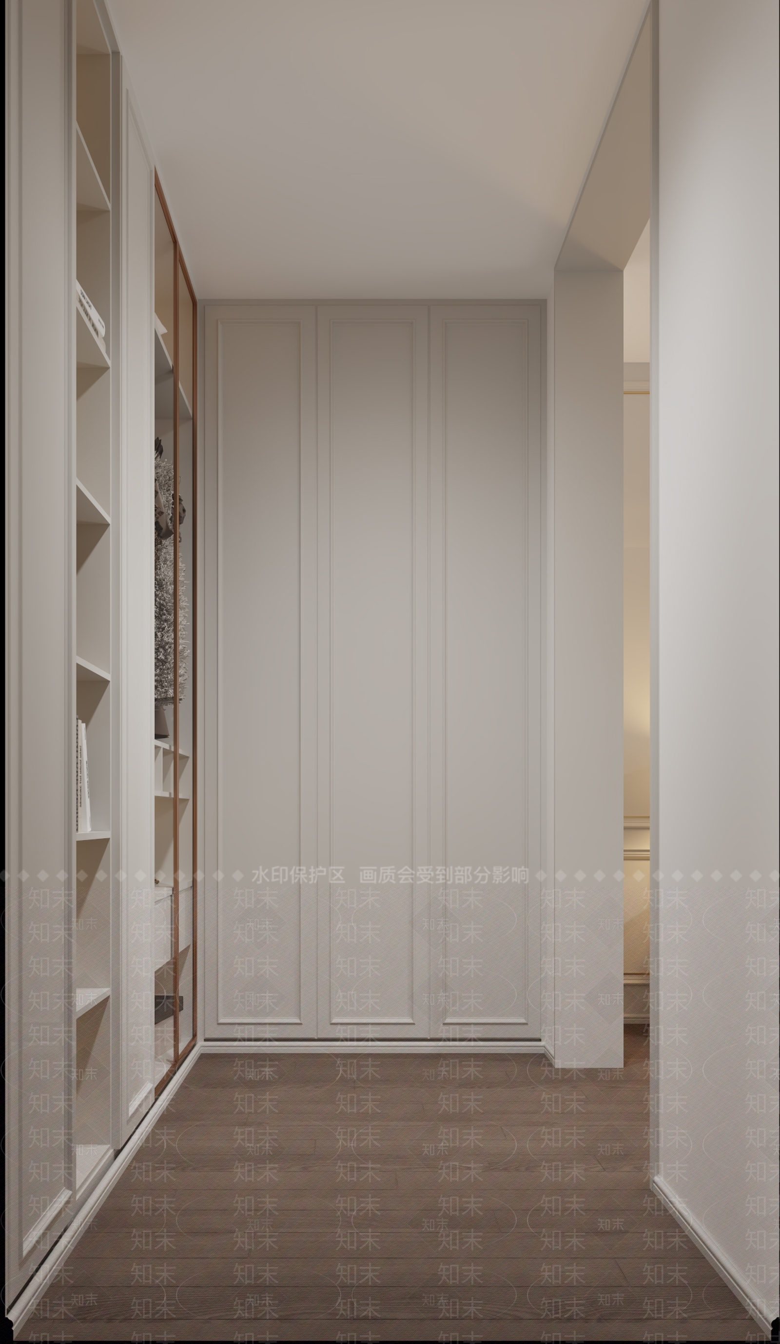 简欧衣帽间3D模型下载【ID:1196185705】