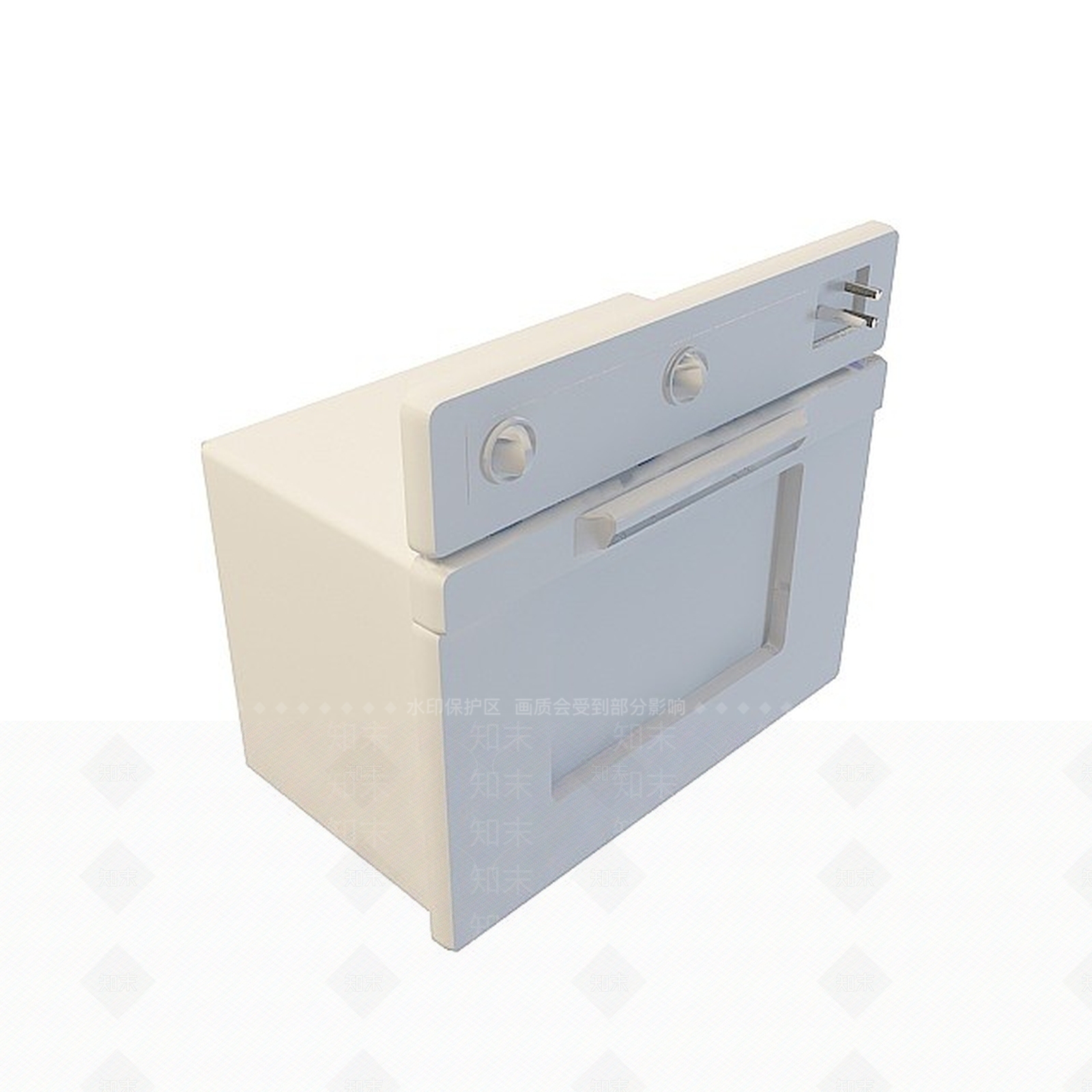 现代白色橱柜3D模型下载【ID:1196185933】
