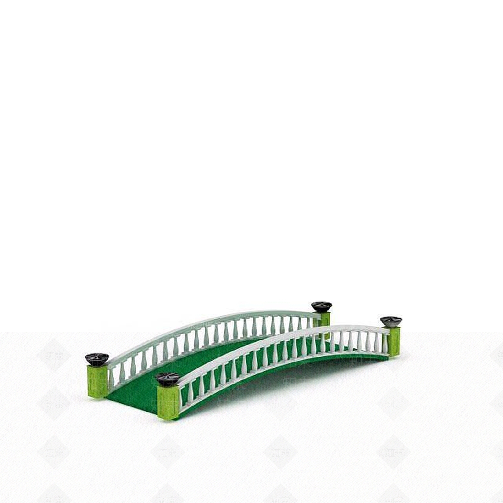 现代公园拱桥3D模型下载【ID:1196186388】