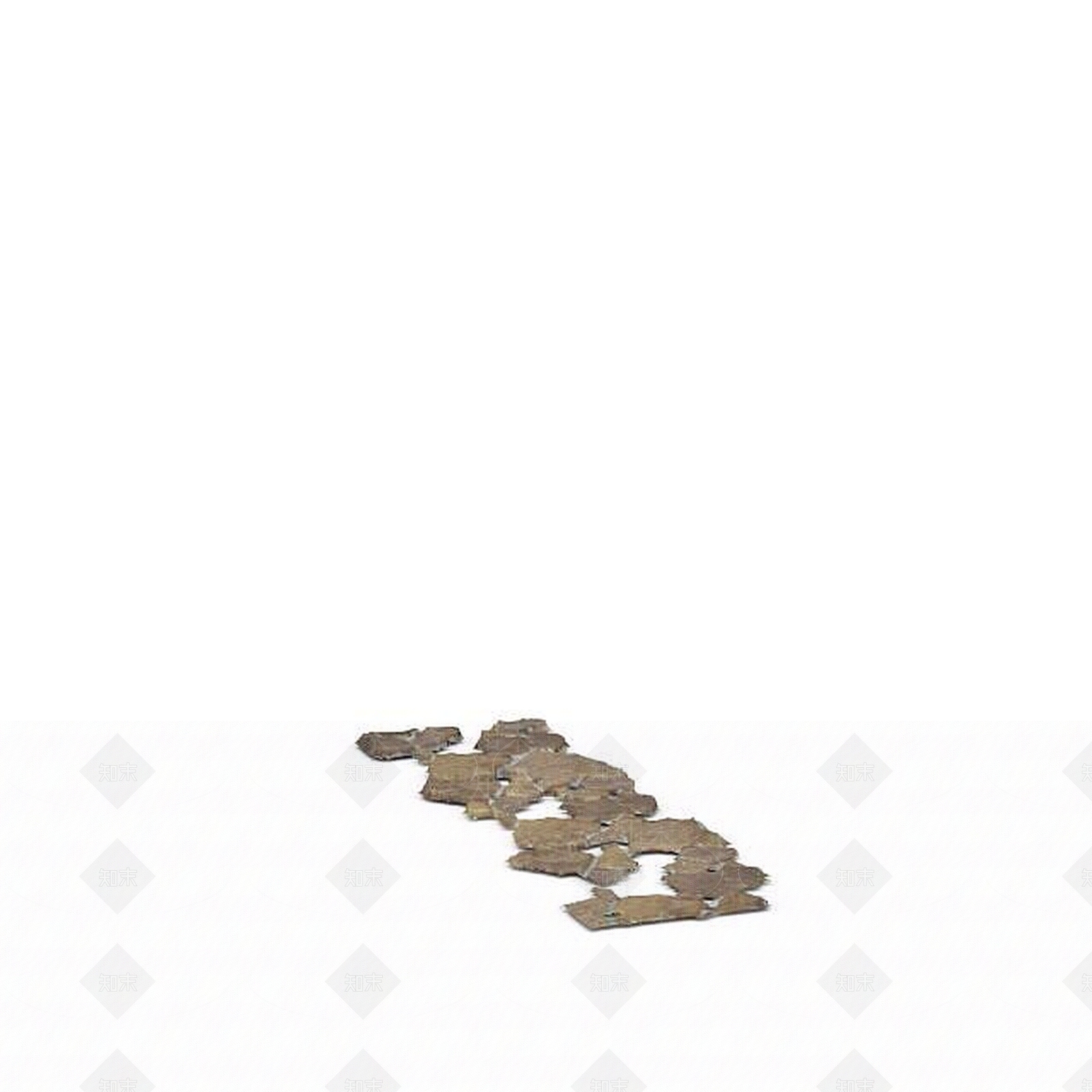 现代公园石头路3D模型下载【ID:1196186594】