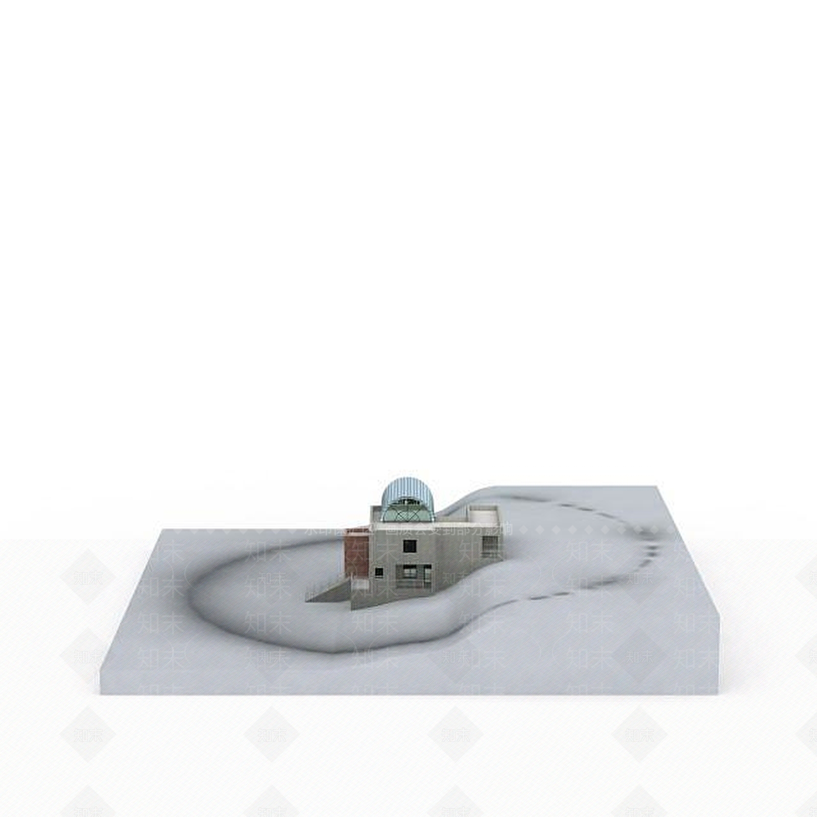 现代时尚建筑3D模型下载【ID:1196186852】