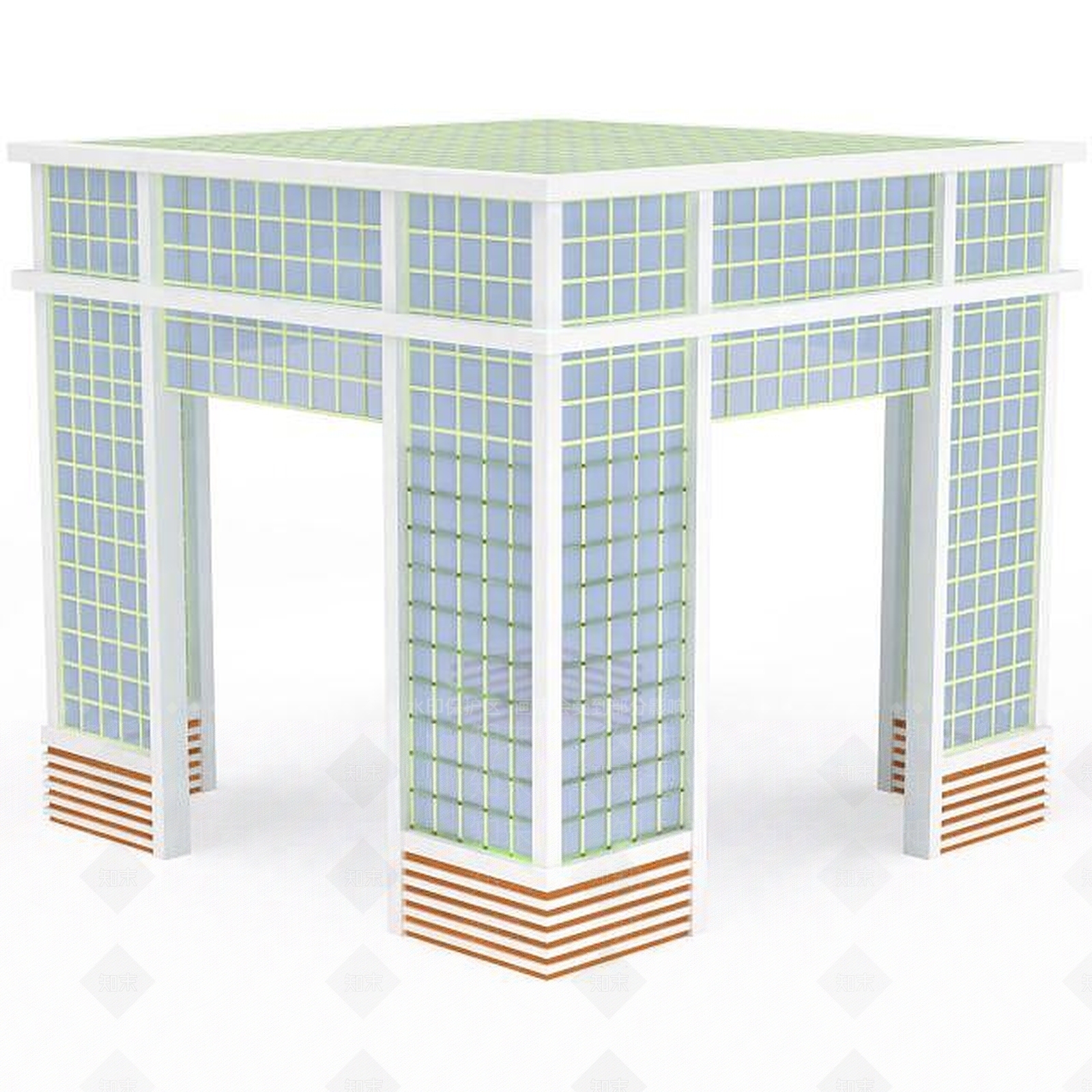 现代建筑3D模型下载【ID:1196186995】