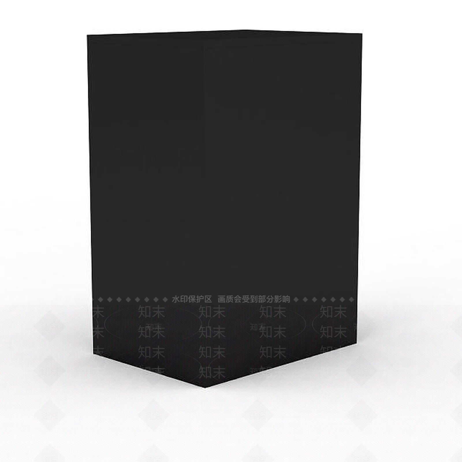 现代黑色保险柜3D模型下载【ID:1196187970】