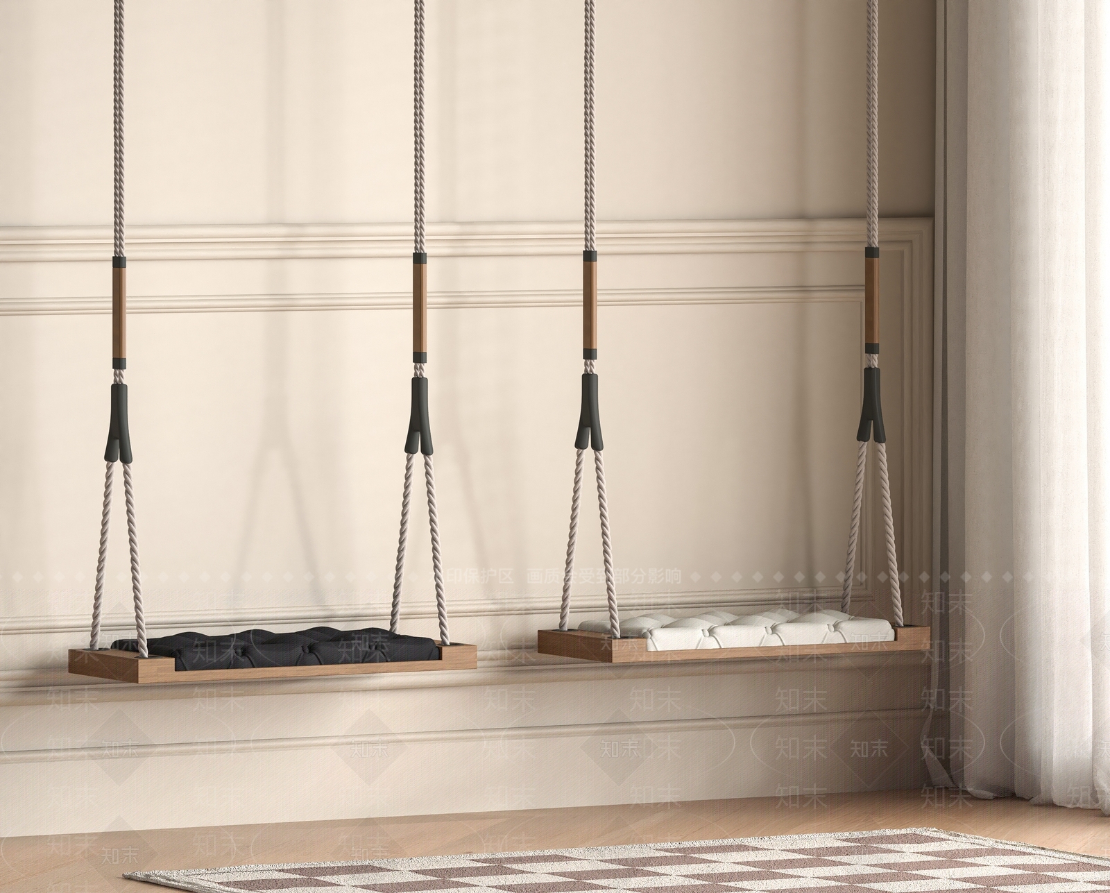 现代吊椅3D模型下载【ID:1196189199】