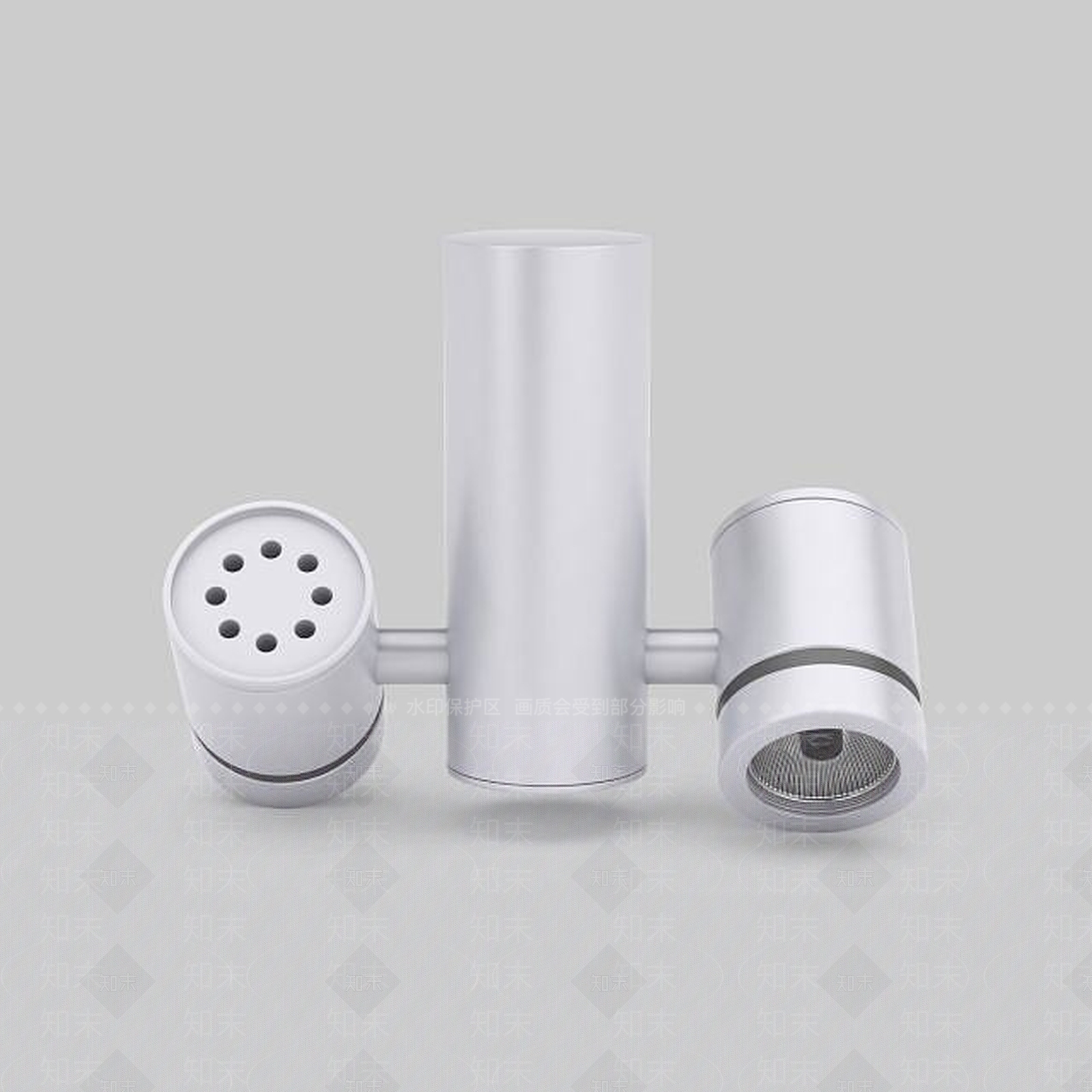 现代LED轨道射灯3D模型下载【ID:1196189949】