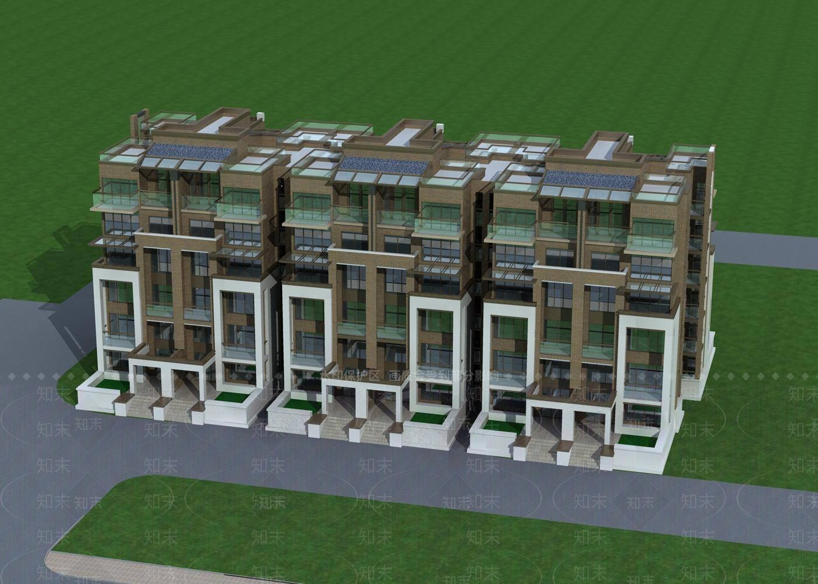 现代其他住宅外观3D模型下载【ID:1196191047】