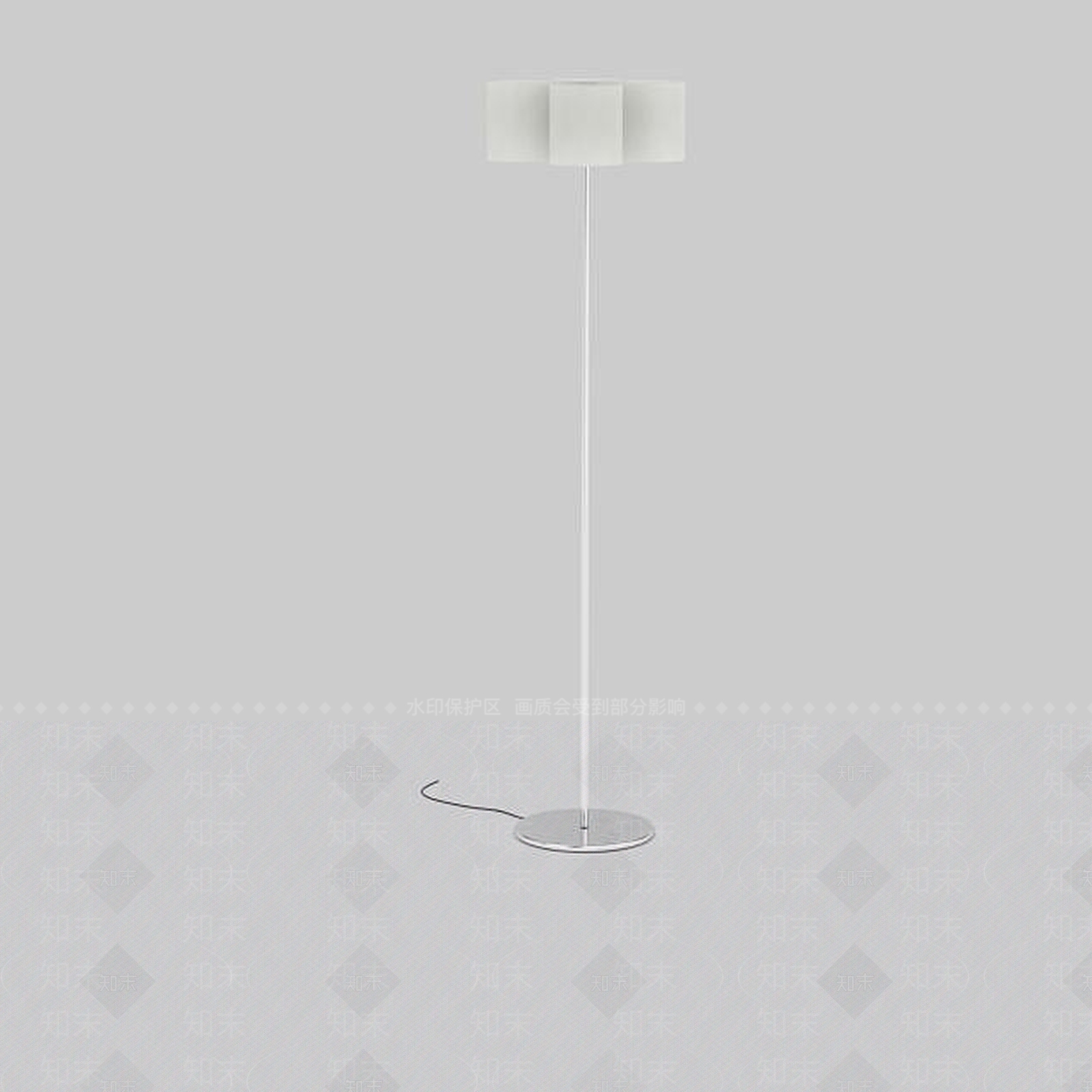 现代客厅落地灯3D模型下载【ID:1196191104】