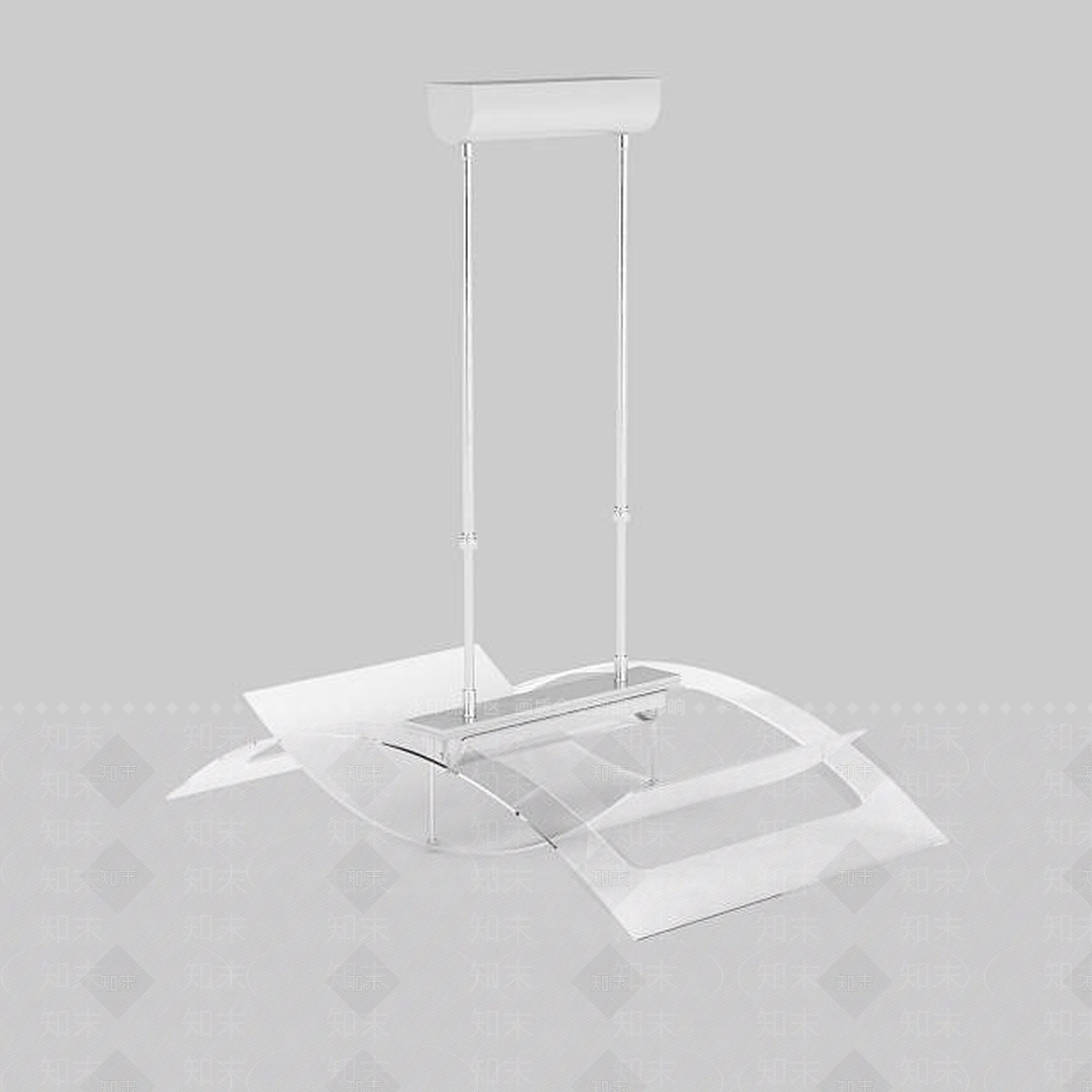 现代客厅吸顶灯3D模型下载【ID:1196191148】