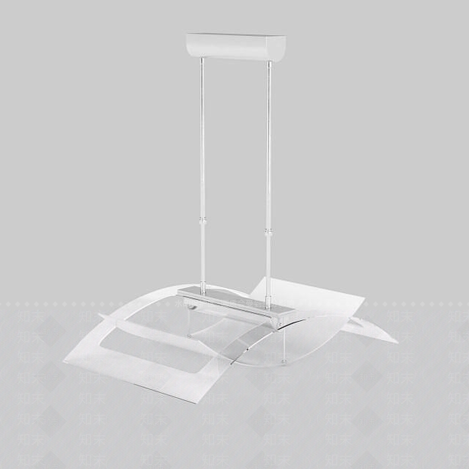 现代客厅吸顶灯3D模型下载【ID:1196191148】