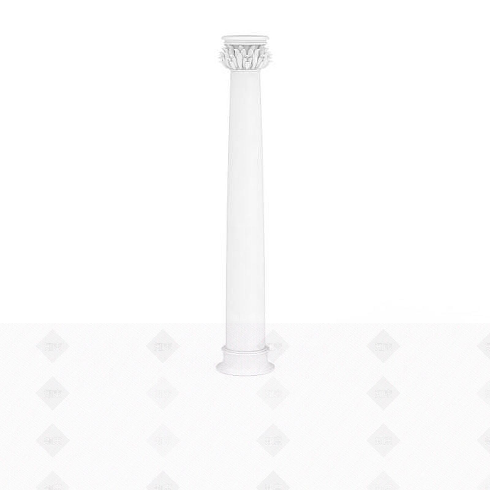 现代楼梯装饰柱3D模型下载【ID:1196193296】