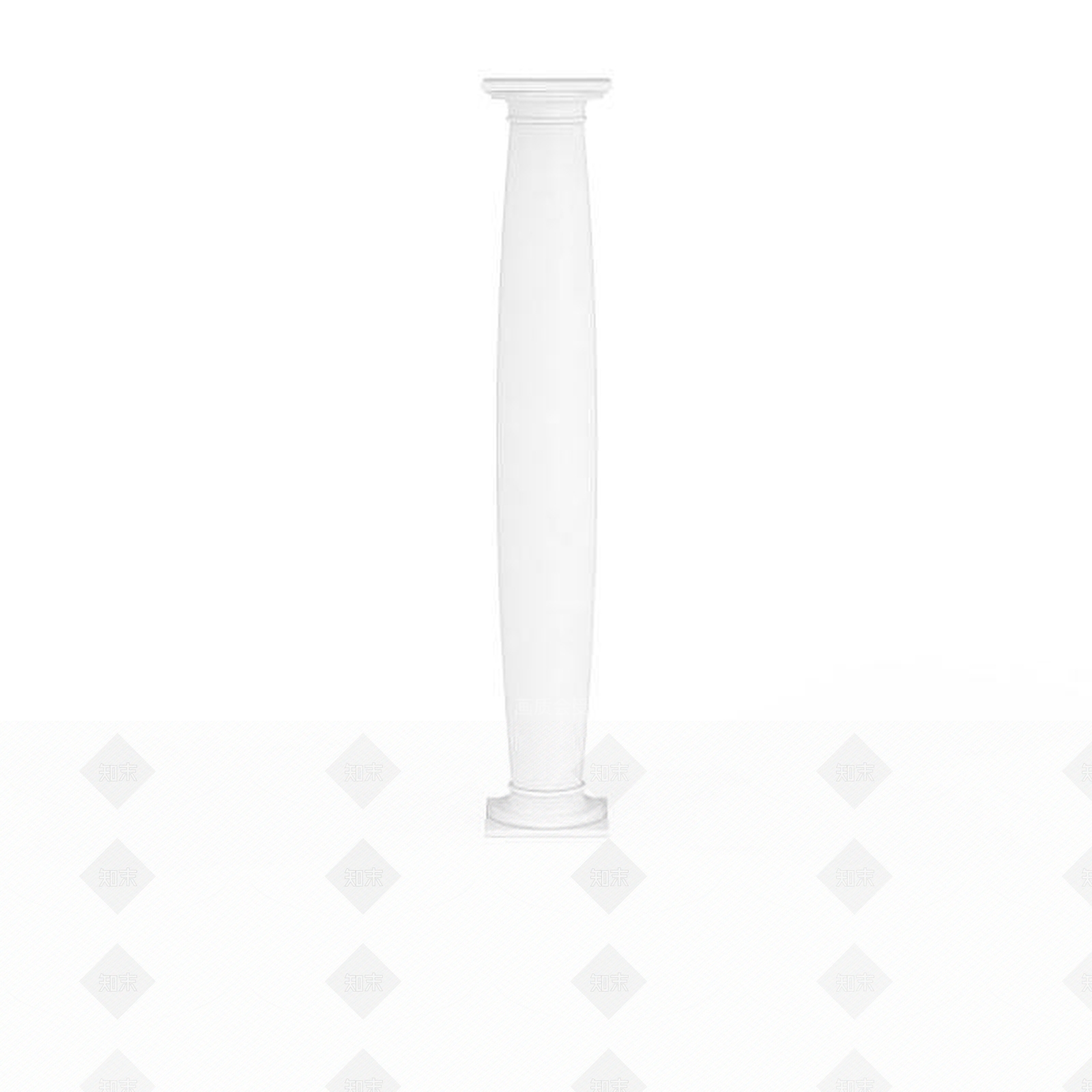 现代楼梯装饰柱3D模型下载【ID:1196193328】