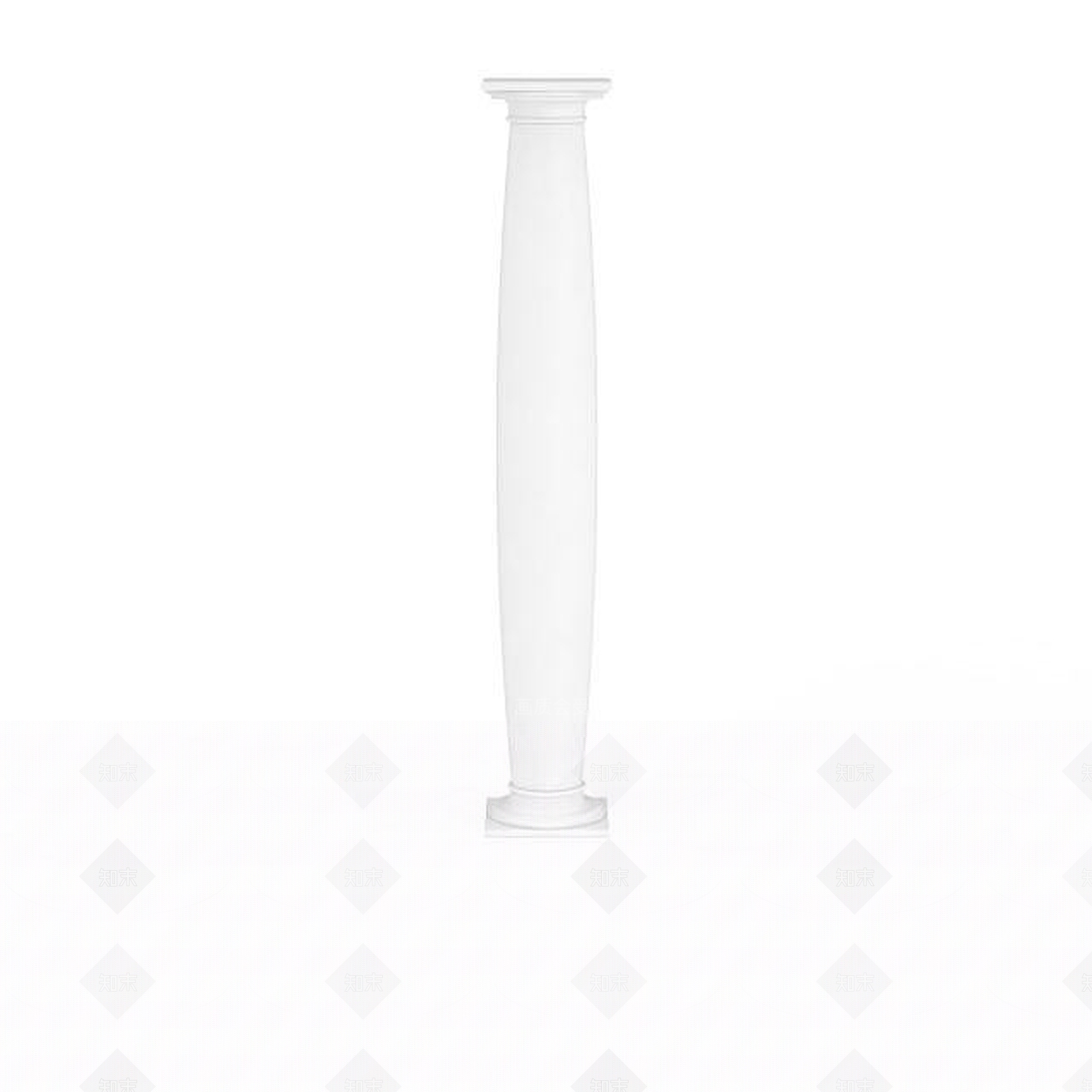 现代楼梯装饰柱3D模型下载【ID:1196193328】