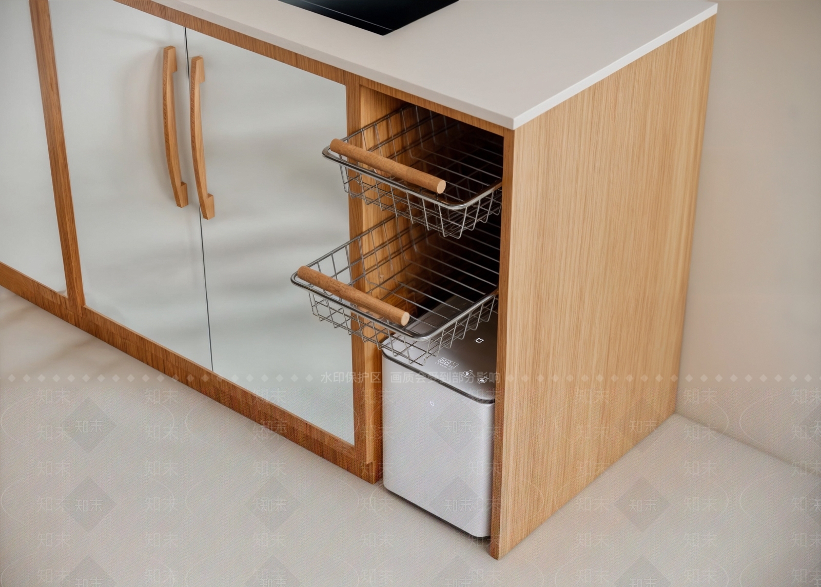 厨房用品组合SU模型下载【ID:1196195076】