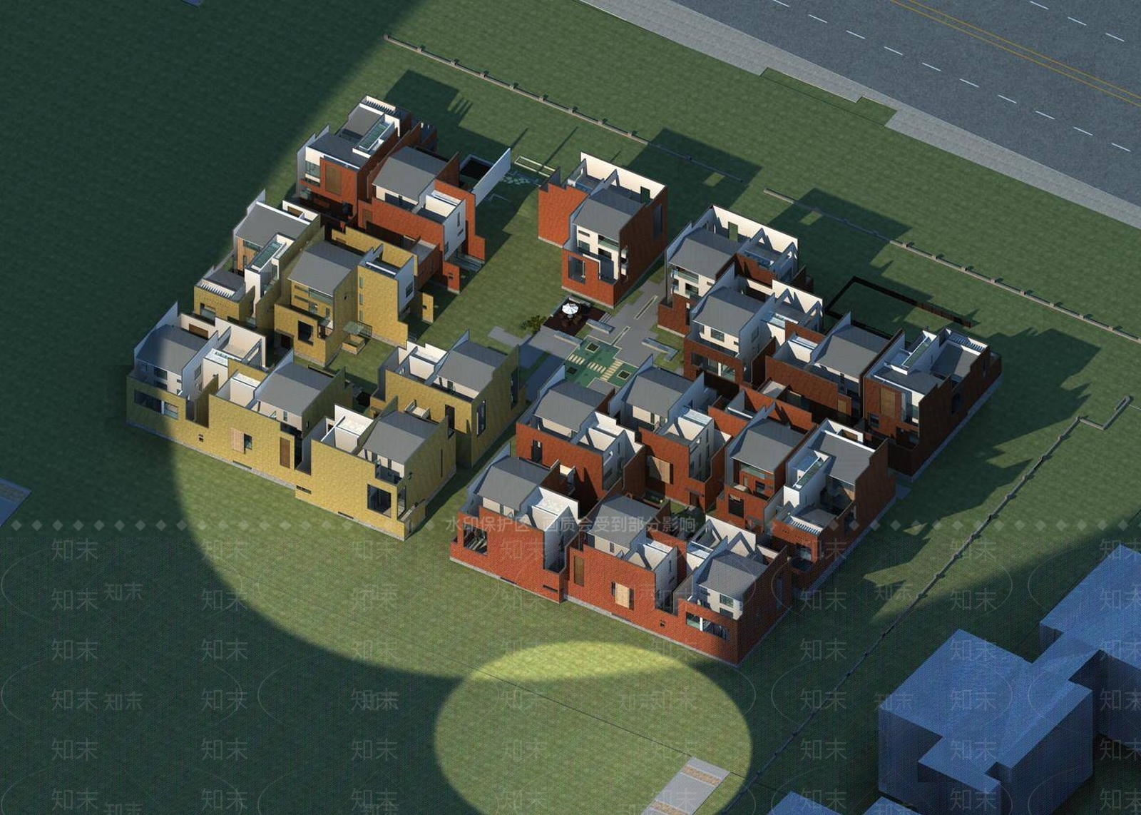 中式别墅外观3D模型下载【ID:1196195305】