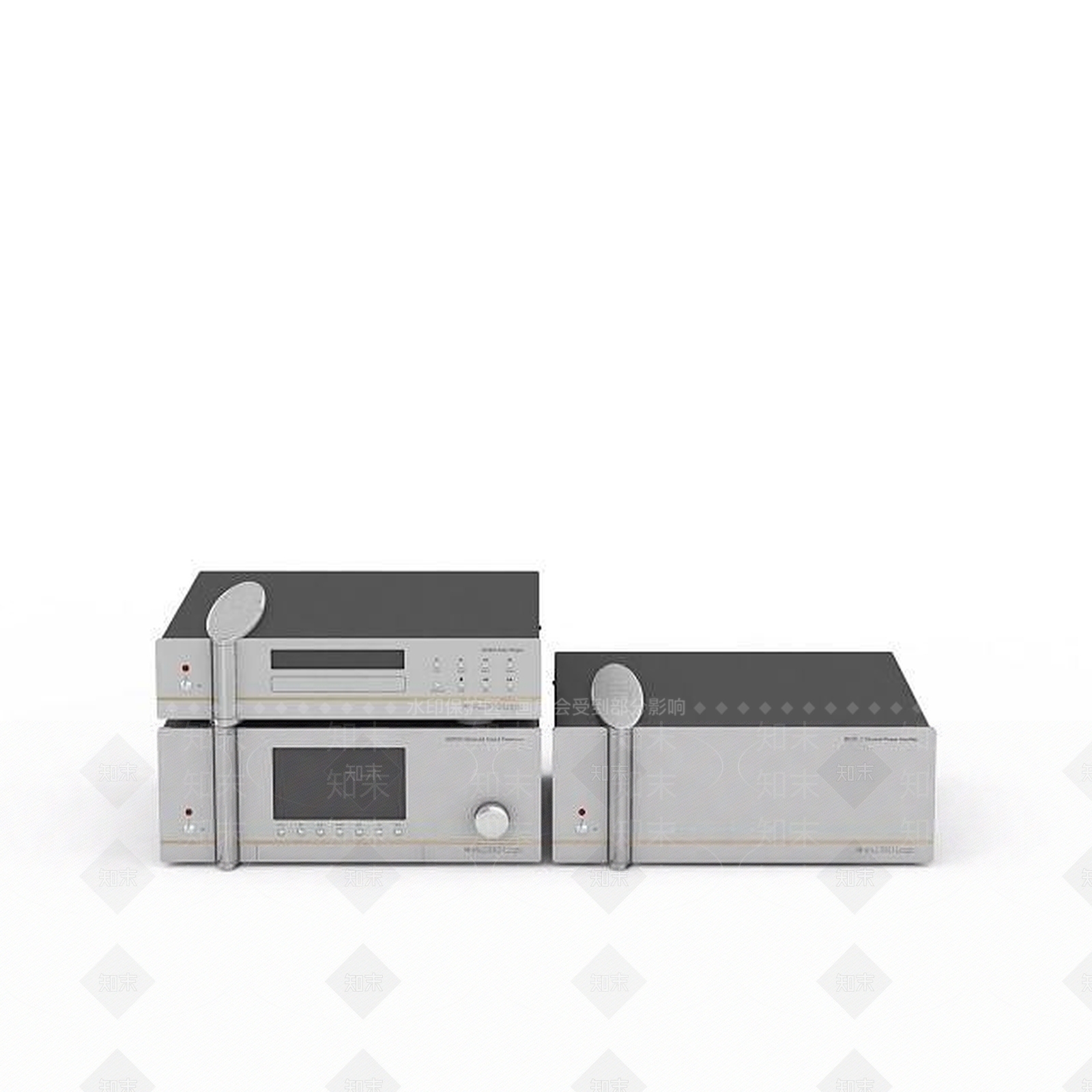 现代影院音响设备3D模型下载【ID:1196196071】