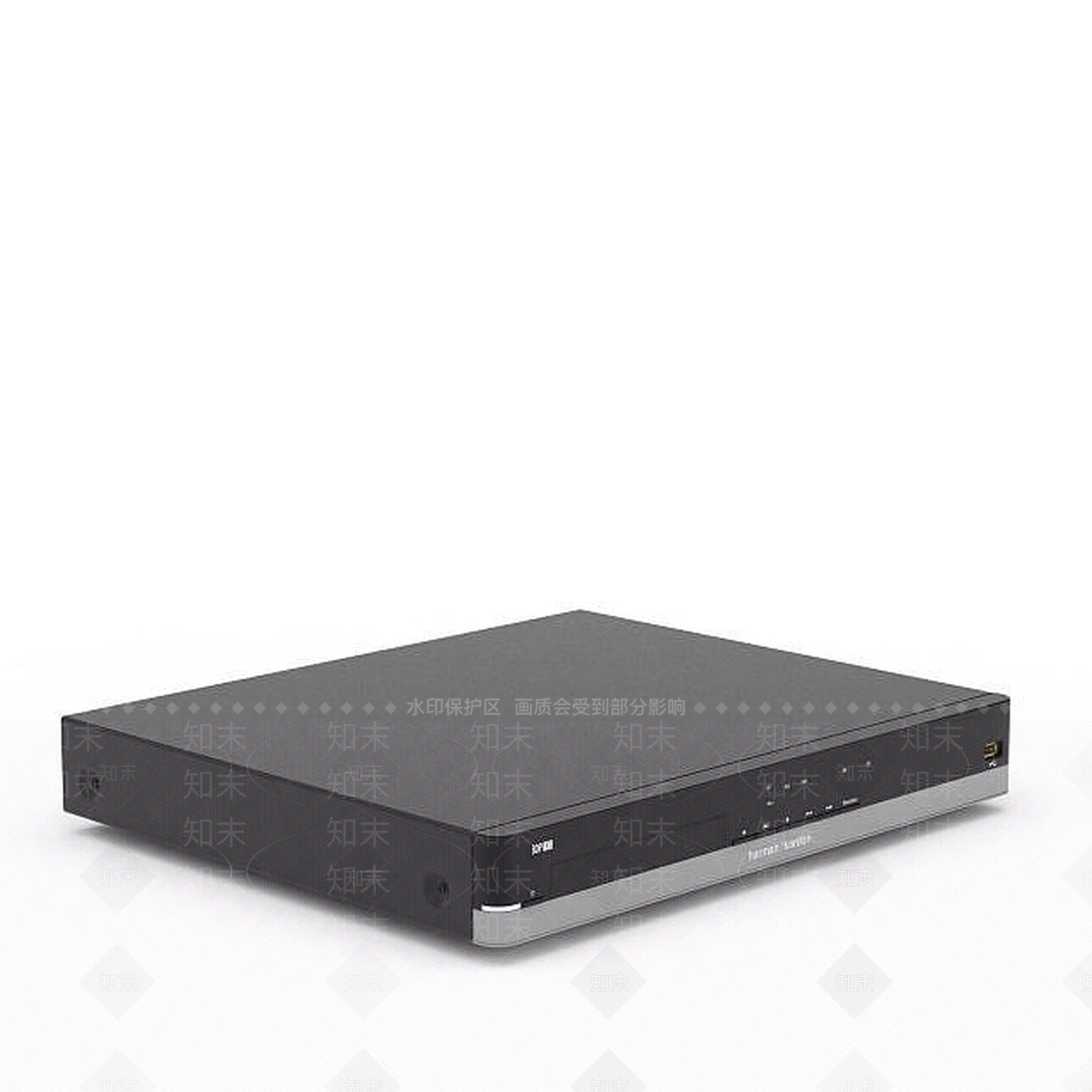 现代黑色DVD播放器3D模型下载【ID:1196196323】