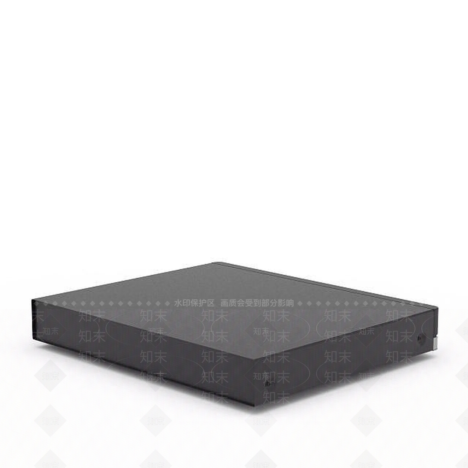 现代黑色DVD播放器3D模型下载【ID:1196196323】