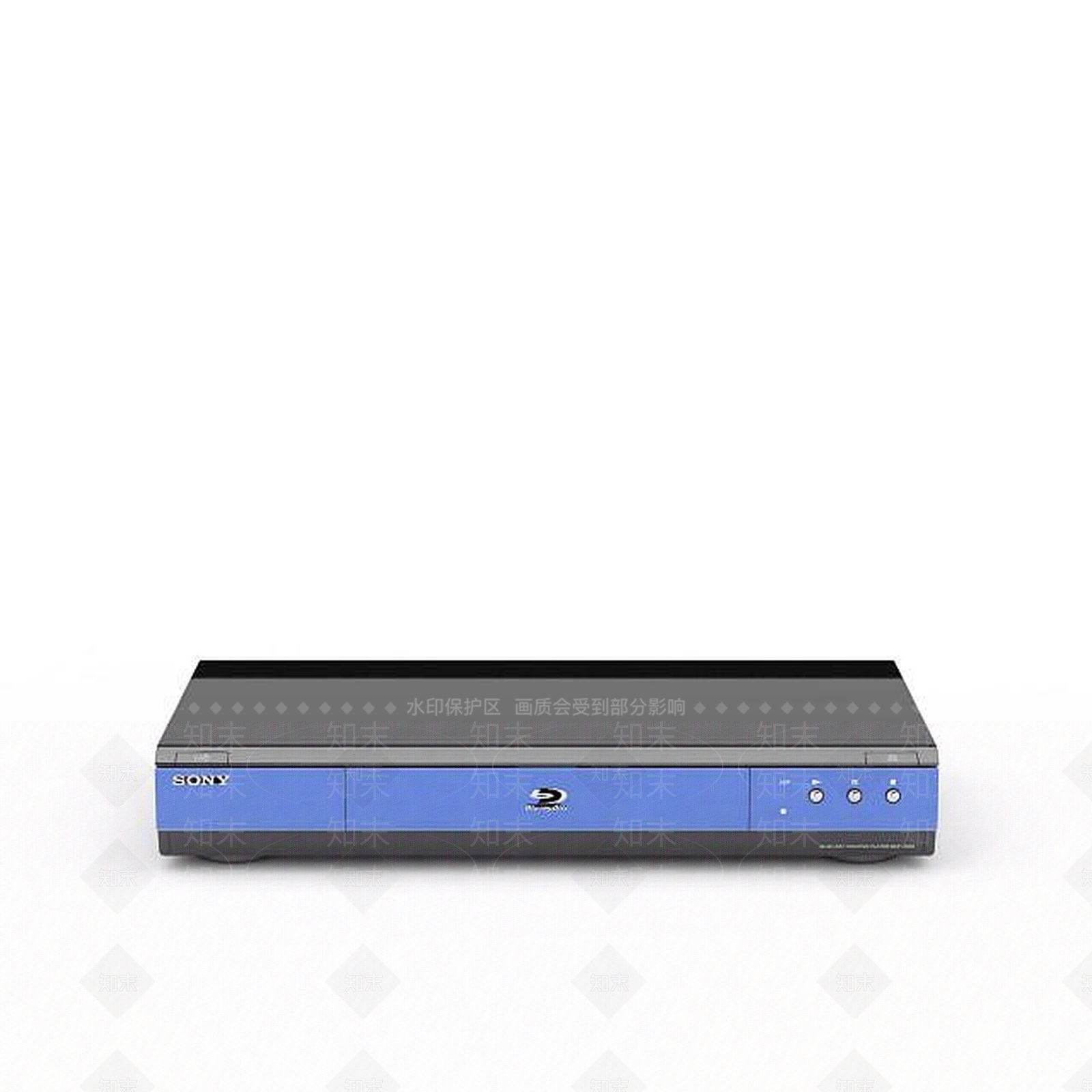 现代蓝色索尼DVD3D模型下载【ID:1196196451】