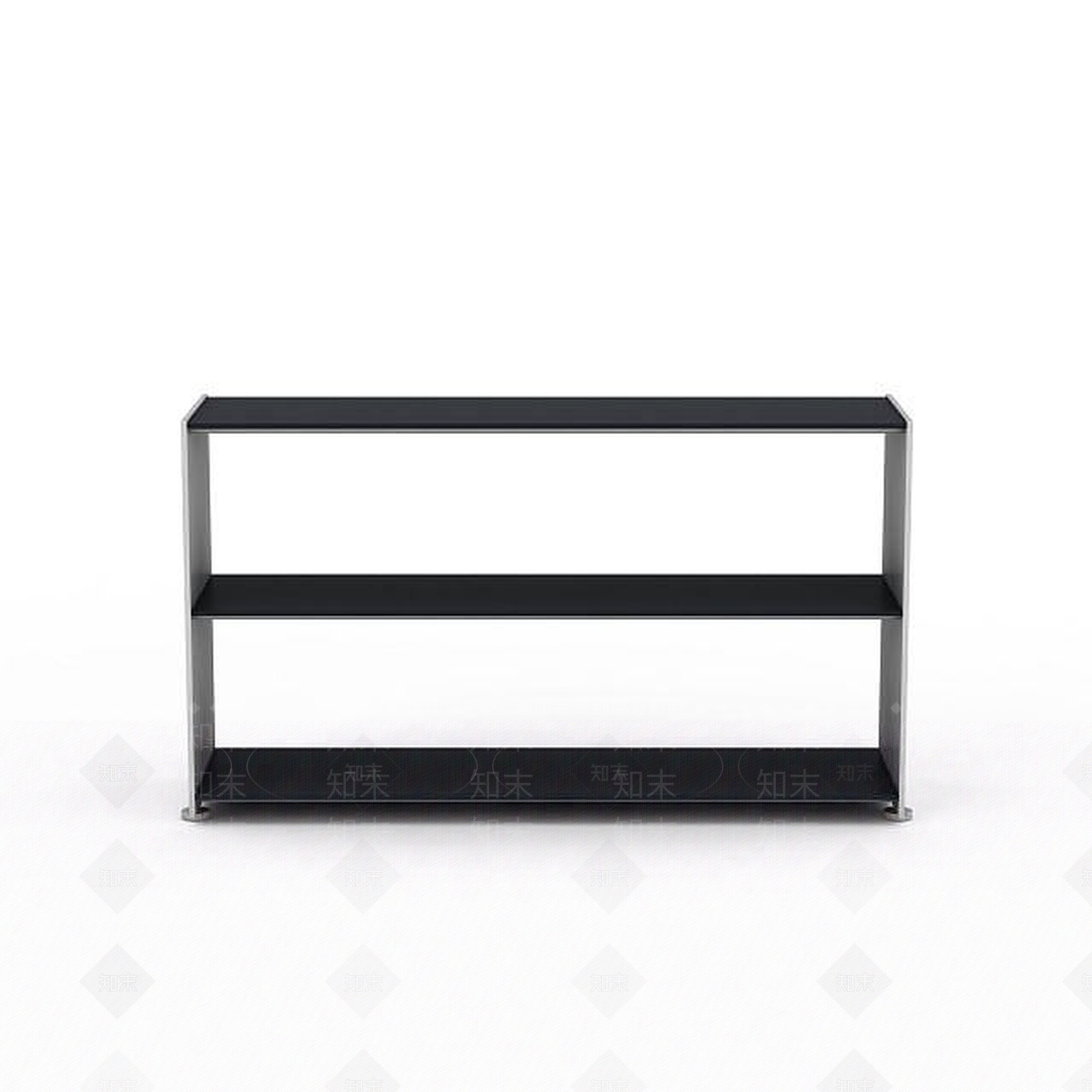 现代黑色多层展柜3D模型下载【ID:1196196672】